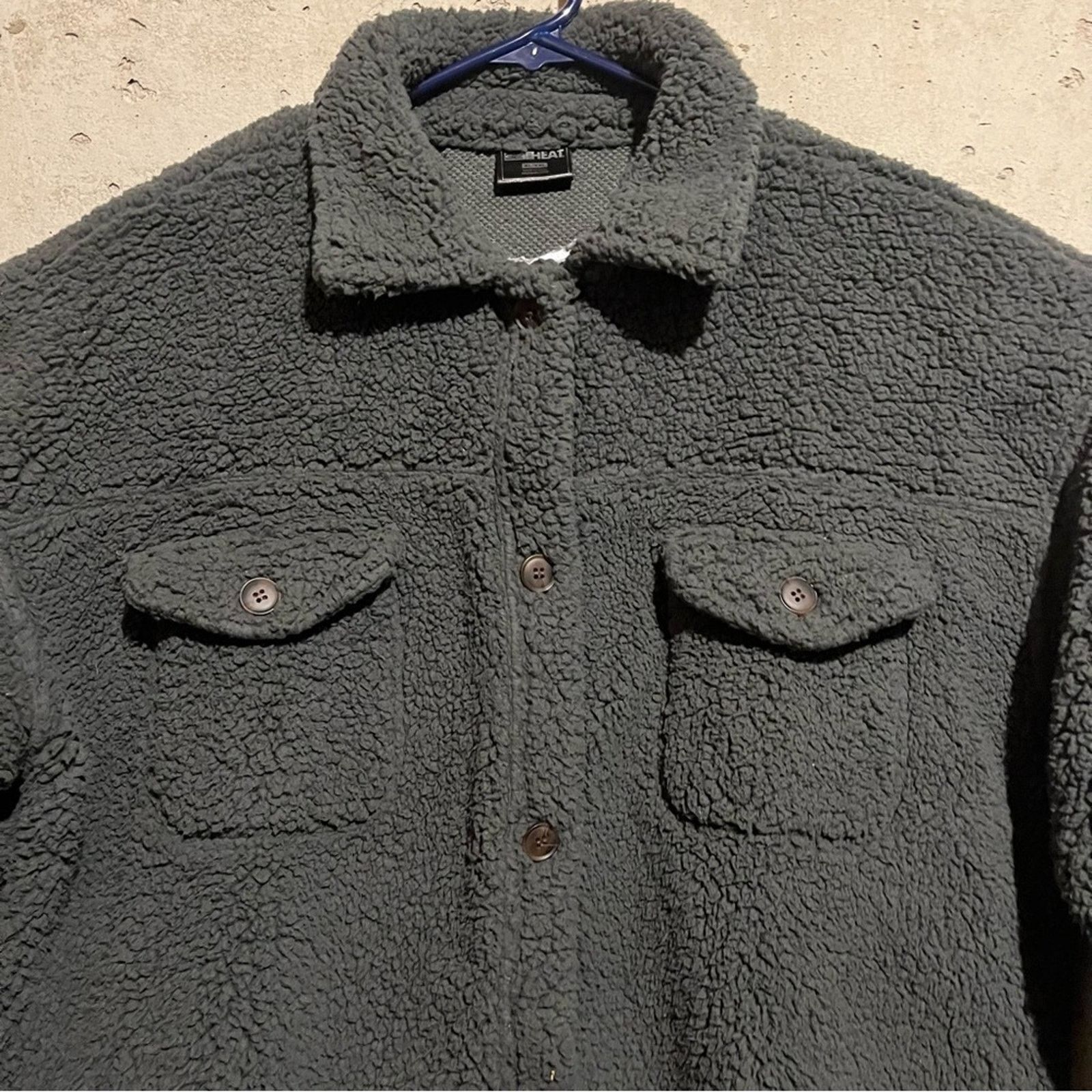 Other 32 DEGREES - Women's Cozy Fleece Shirt Jacket Grey - XL/XXL Size XXL / US 16-18 / IT 52-54 - 2 Thumbnail