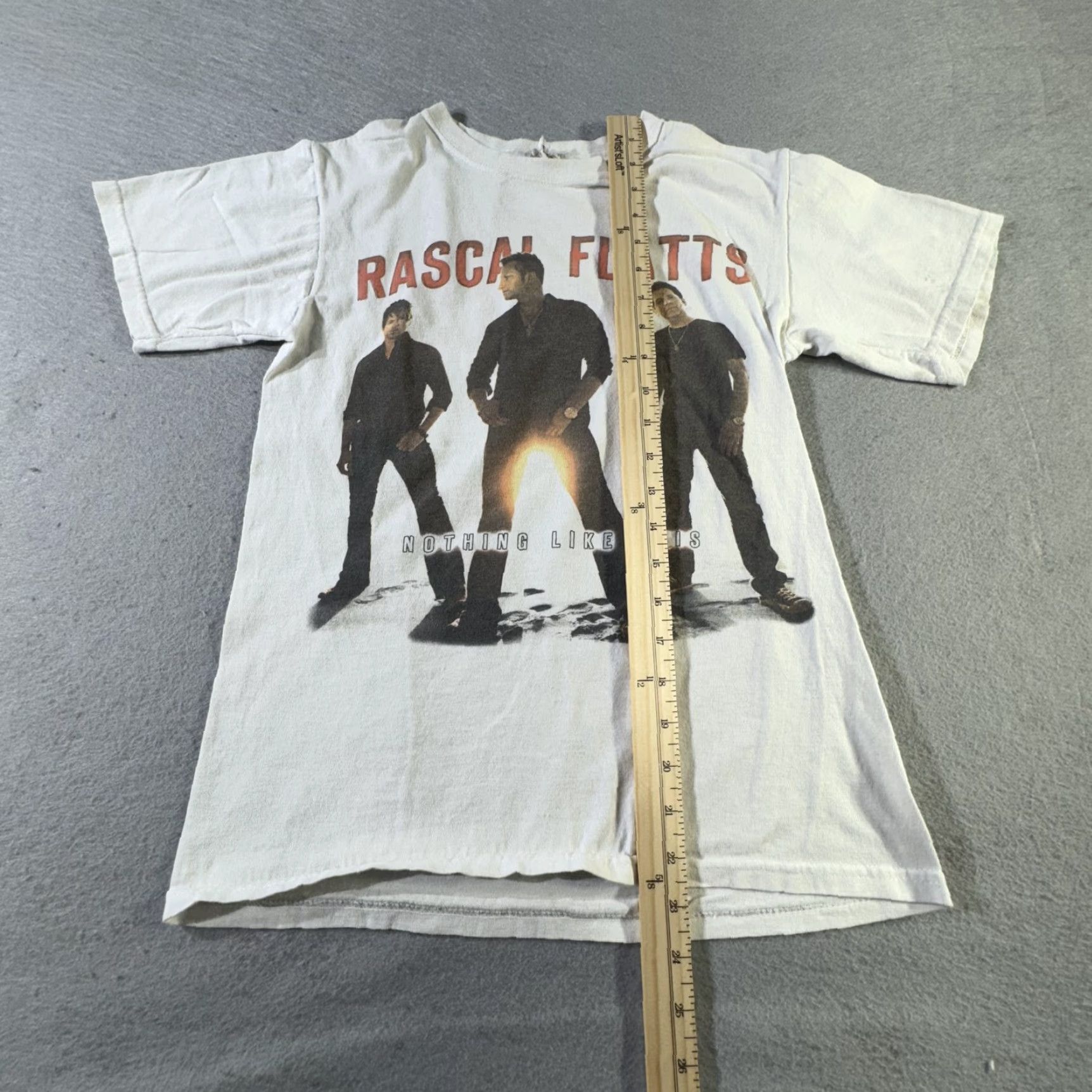 Anvil Rascal Flatts Shirt Mens Small White Nothing Like This Tour 2011 Band Tee Concert Mens Small White Rascal Flatts Tour 2011 Tee Size US S / EU 44-46 / 1 - 7 Thumbnail