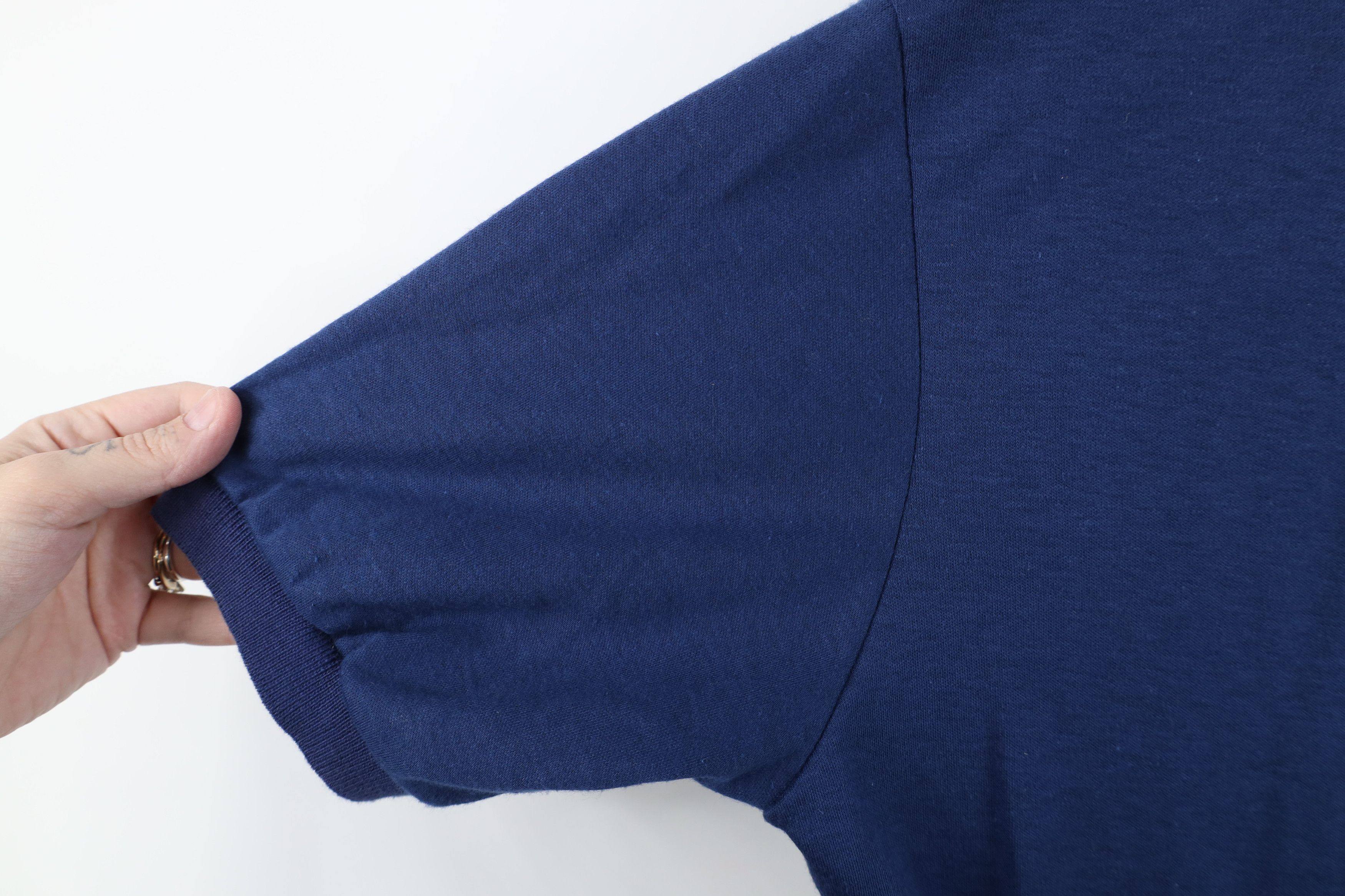 Vintage Deadstock Vintage 80s 90s Streetwear Polo Shirt Blue USA Size US XL / EU 56 / 4 - 9 Thumbnail