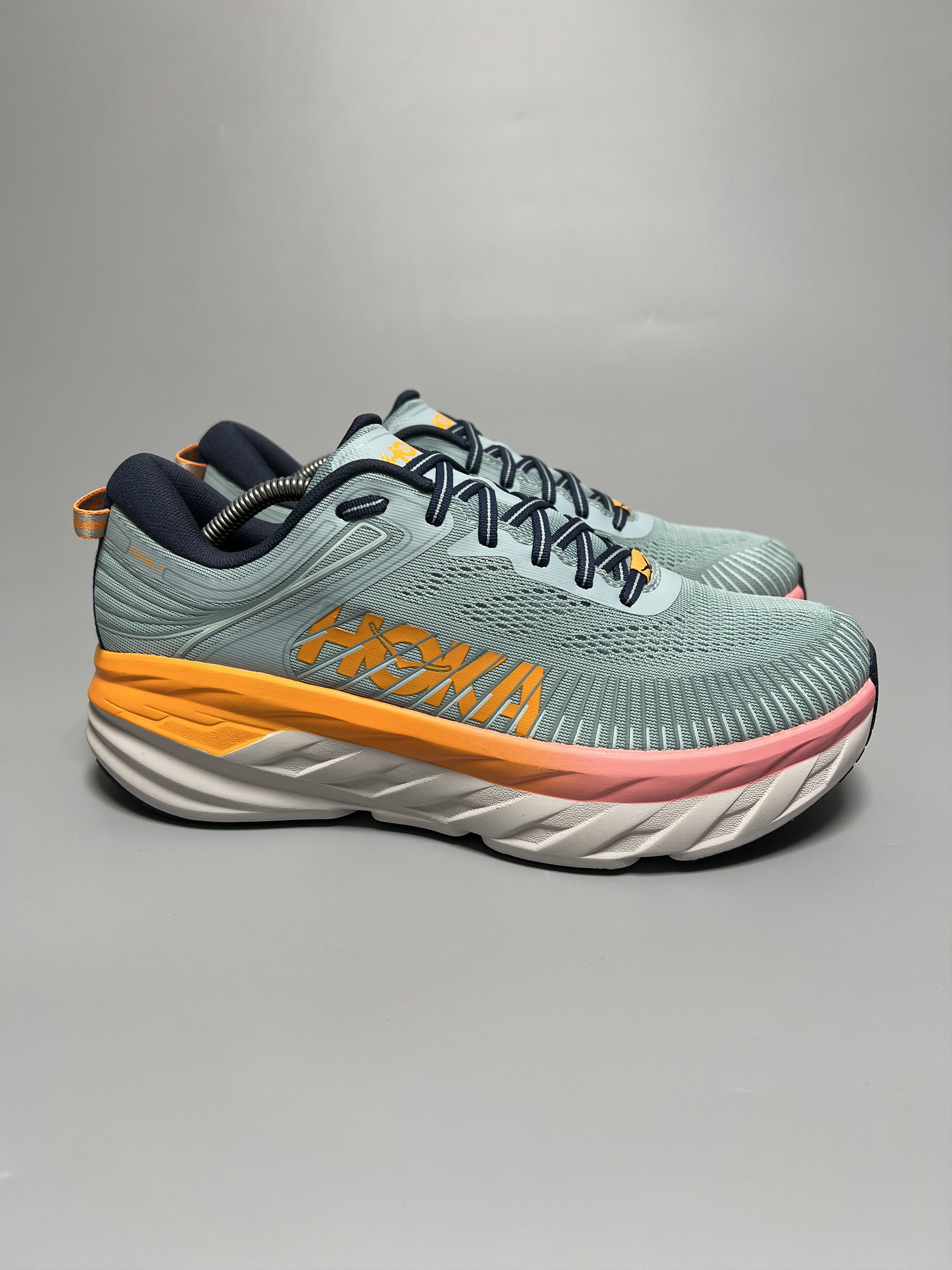 Hoka 10.5D Hoka One One Bondi 7 Wide Running Shoes Walking Gym Size US 10.5 / IT 40.5 - 1 Thumbnail