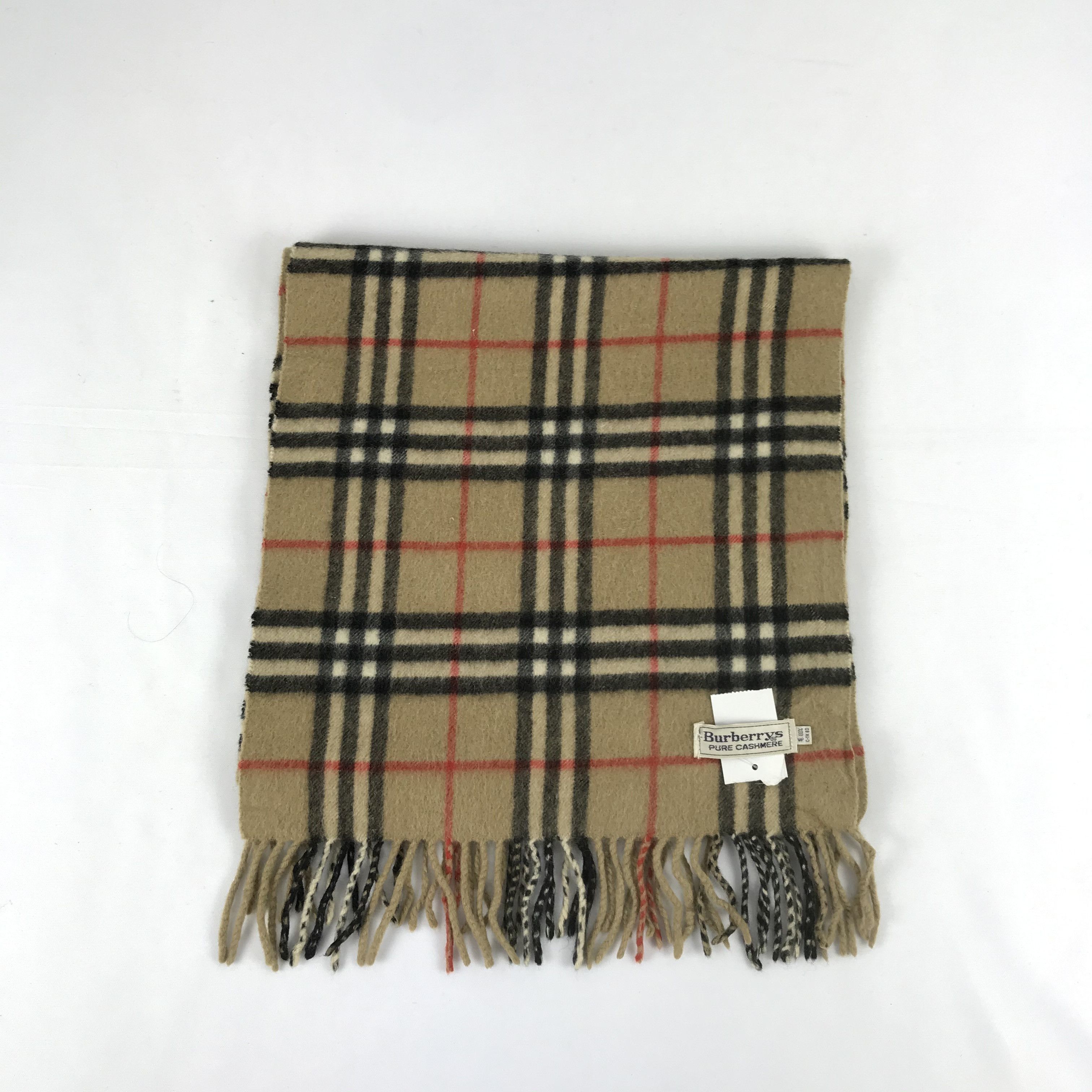 Burberry Vintage Wool Scarf Winter Scarves 56789 Size ONE SIZE - 2 Thumbnail