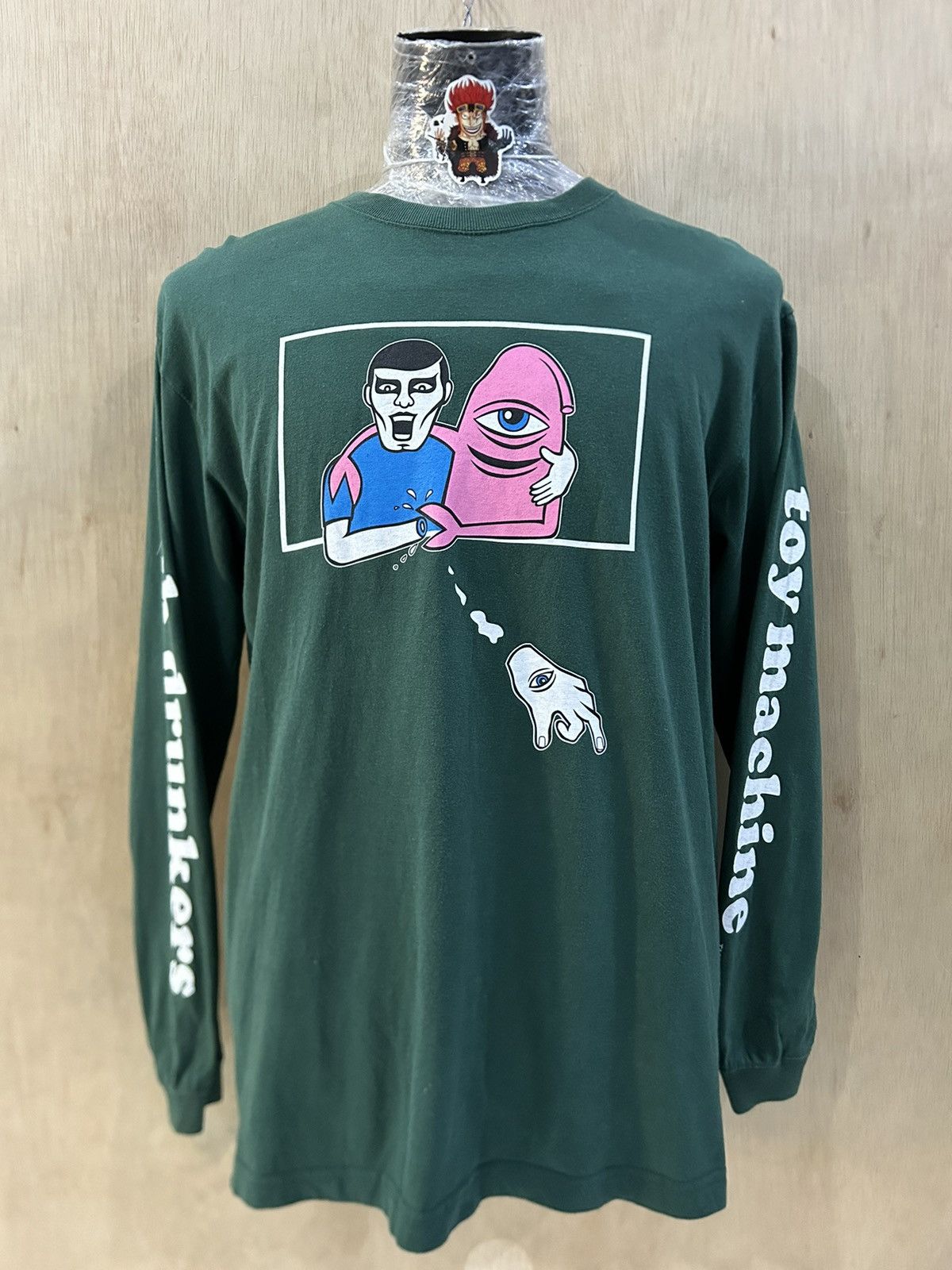 Toy Machine Toy Machine Skateboard x Punk Drunkers Clothing Japan Tee Size US L / EU 52-54 / 3 - 1 Thumbnail