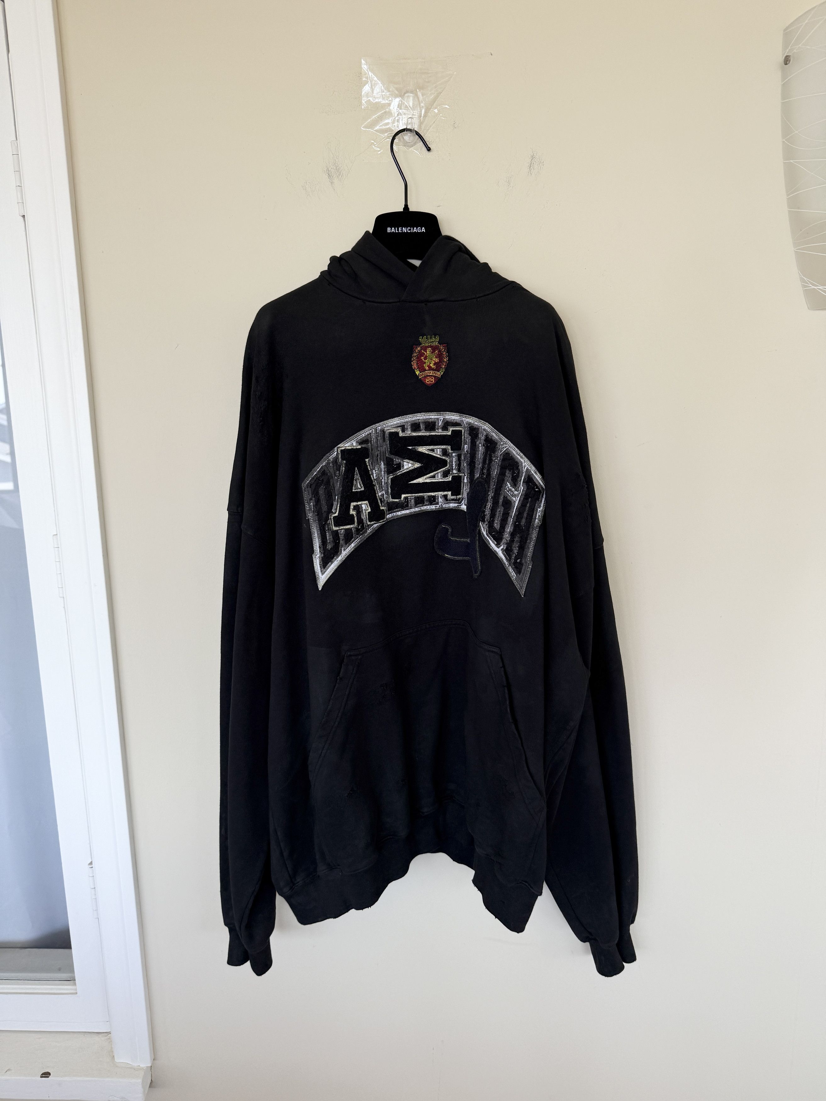 BALENCIAGA MUD SKATER GRAFFITI HOODIE