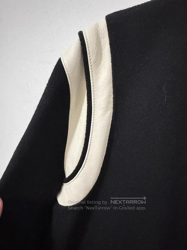 Saint Laurent Paris Saint Laurent Paris Patchwork Black and White Baseball Jac Size US XL / EU 56 / 4 - 3 Thumbnail