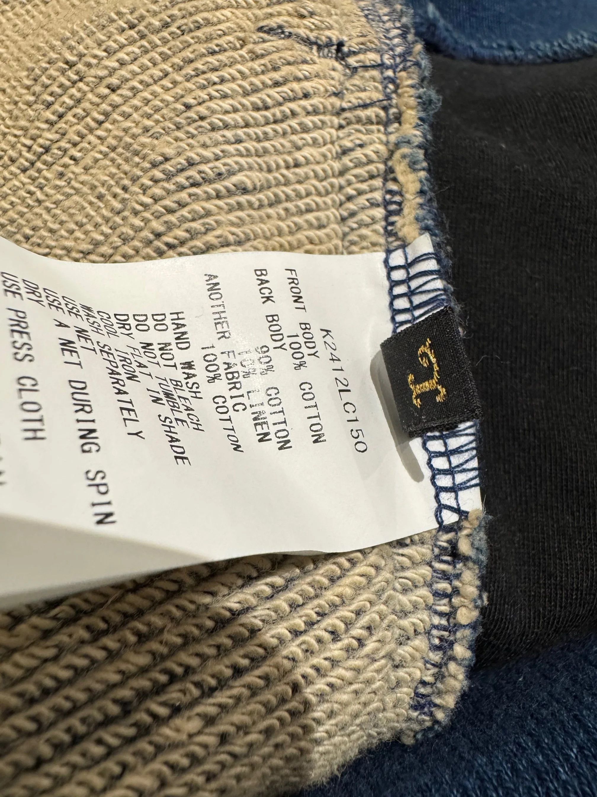 Kapital Kountry Kapital KOUNTRY “Boro” 2-Tone Crewneck Sweatshirt Size US L / EU 52-54 / 3 - 10 Thumbnail