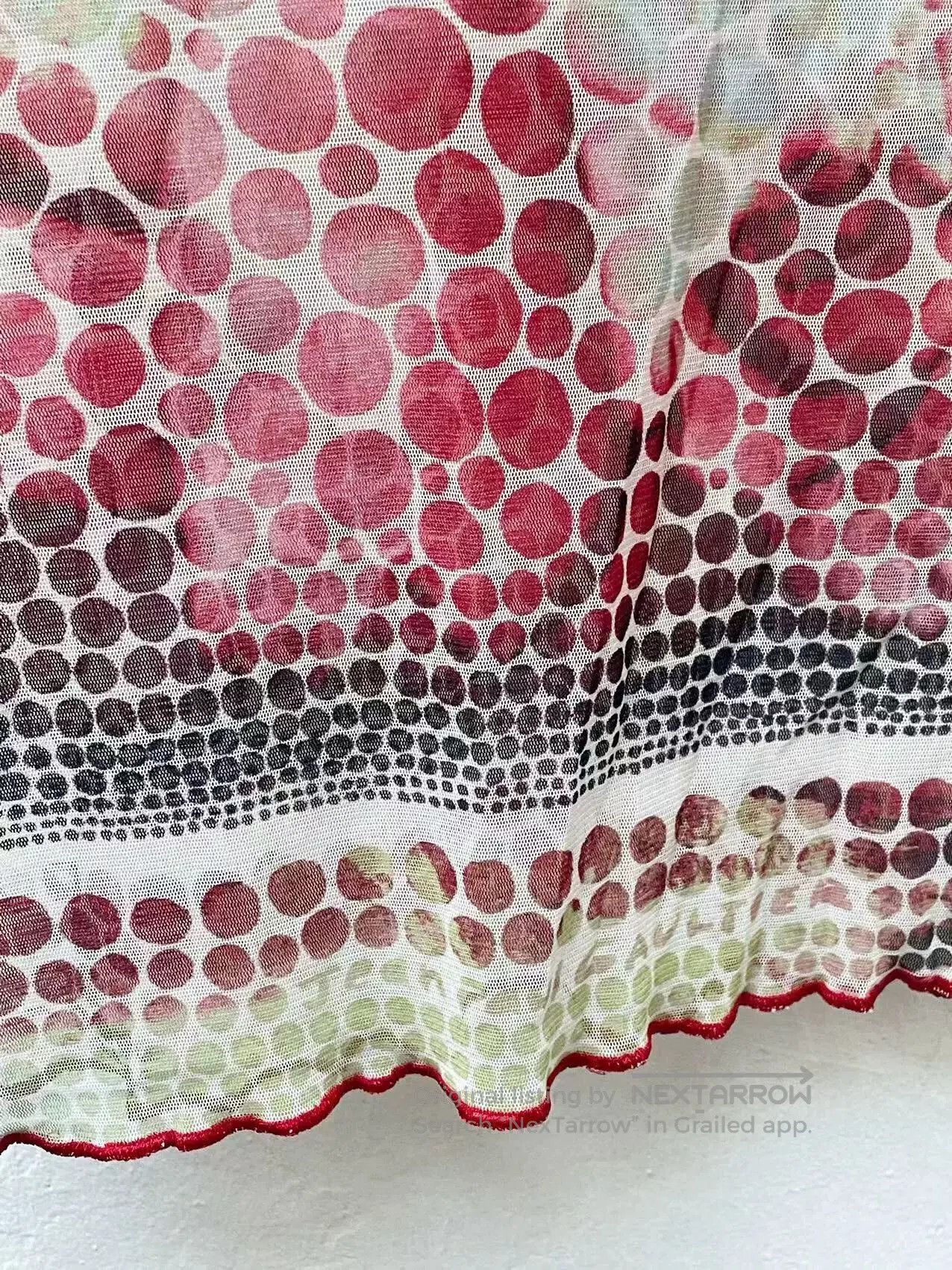 Jean Paul Gaultier Jean Paul Gaultier Psychedelic Dot Mesh Tee. Size S / US 4 / IT 40 - 5 Thumbnail