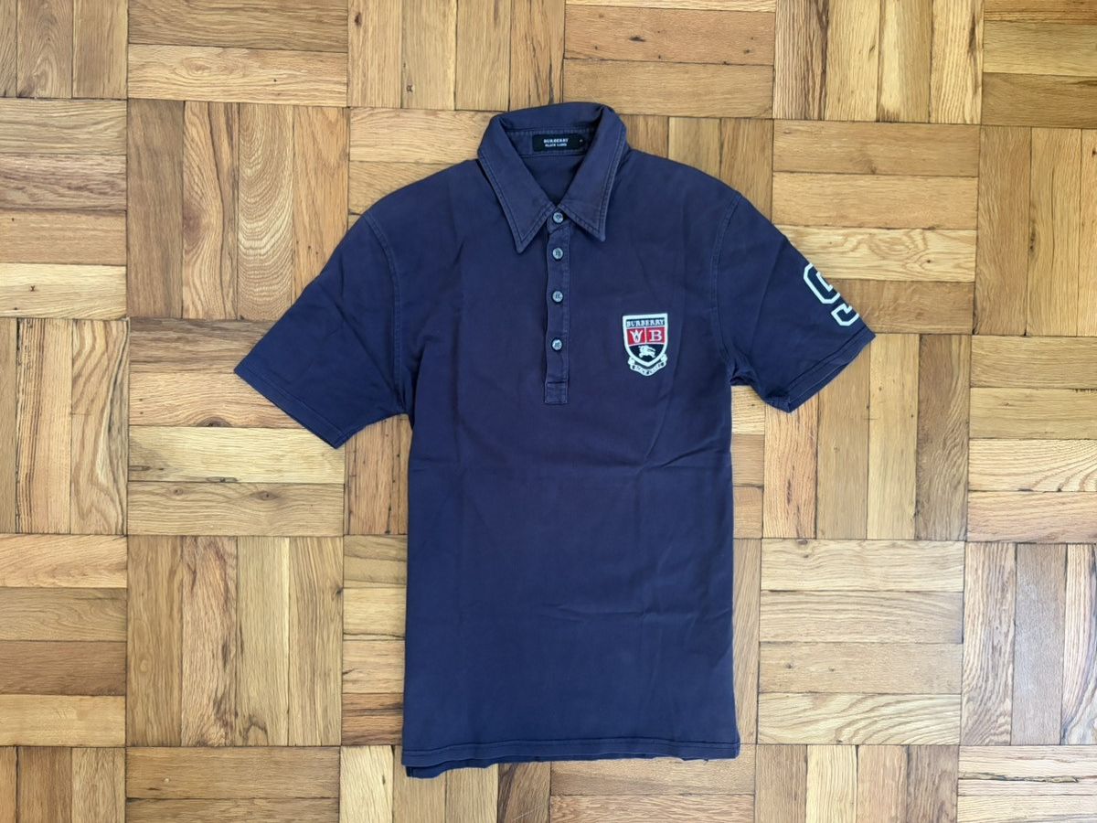 Burberry Rare Burberry Black Label Polo Jersey Logo Size US S / EU 44-46 / 1 - 1 Thumbnail