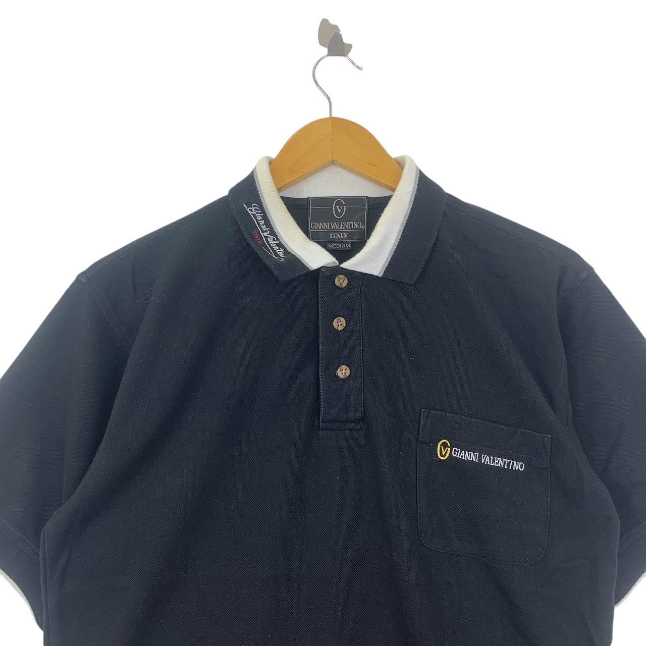 Vintage Vintage GIANNI VALENTINO ITALY Pocket Polo Tee Shirt Top Size M / US 6-8 / IT 42-44 - 2 Thumbnail