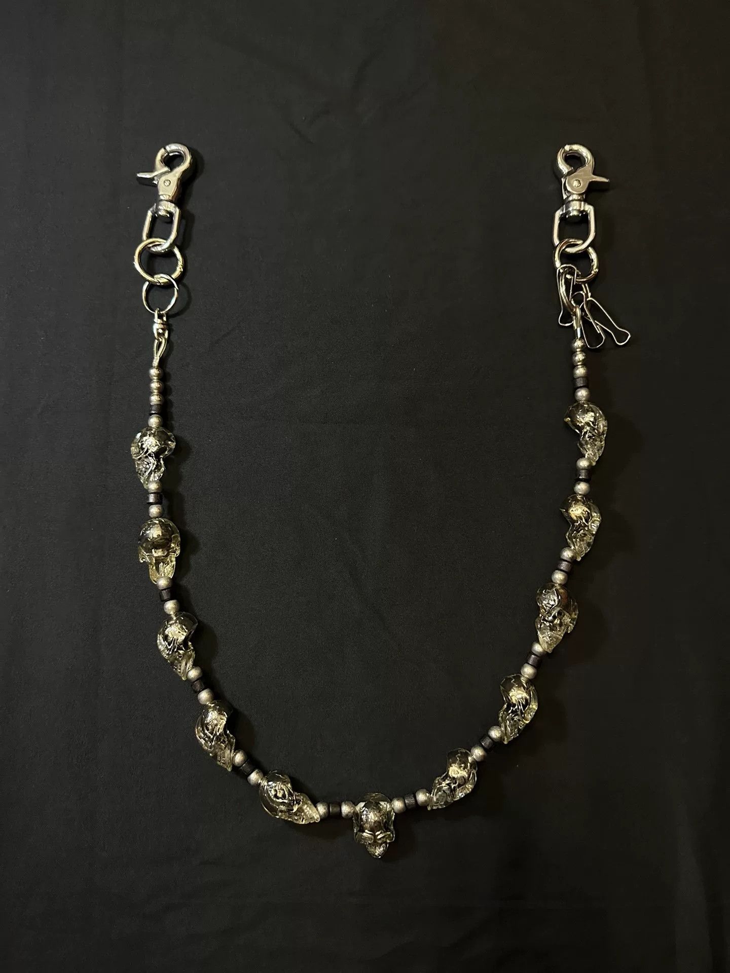 Vintage Vintage 90s Metal Skull Pants Chain Size ONE SIZE - 1 Thumbnail