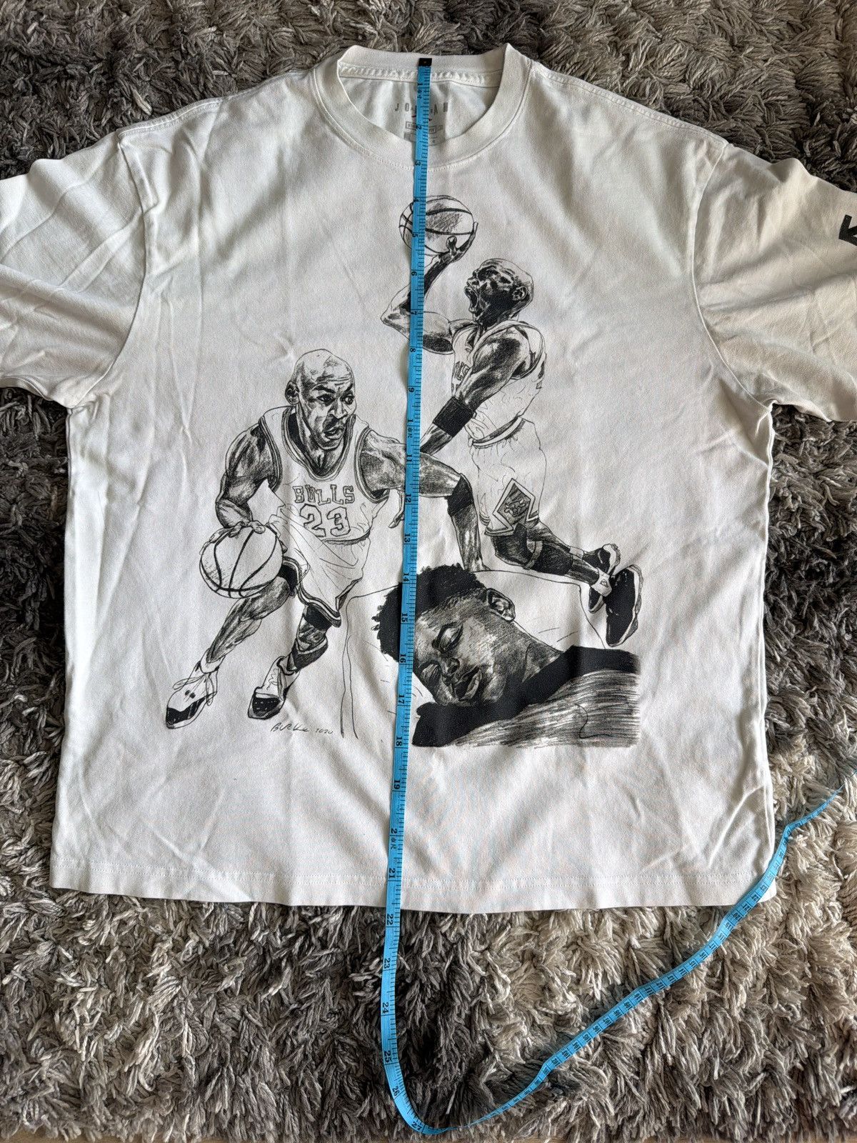 Jordan Brand Off-White x Jordan ‘White Tee’ S/S ‘21 Size US L / EU 52-54 / 3 - 7 Thumbnail