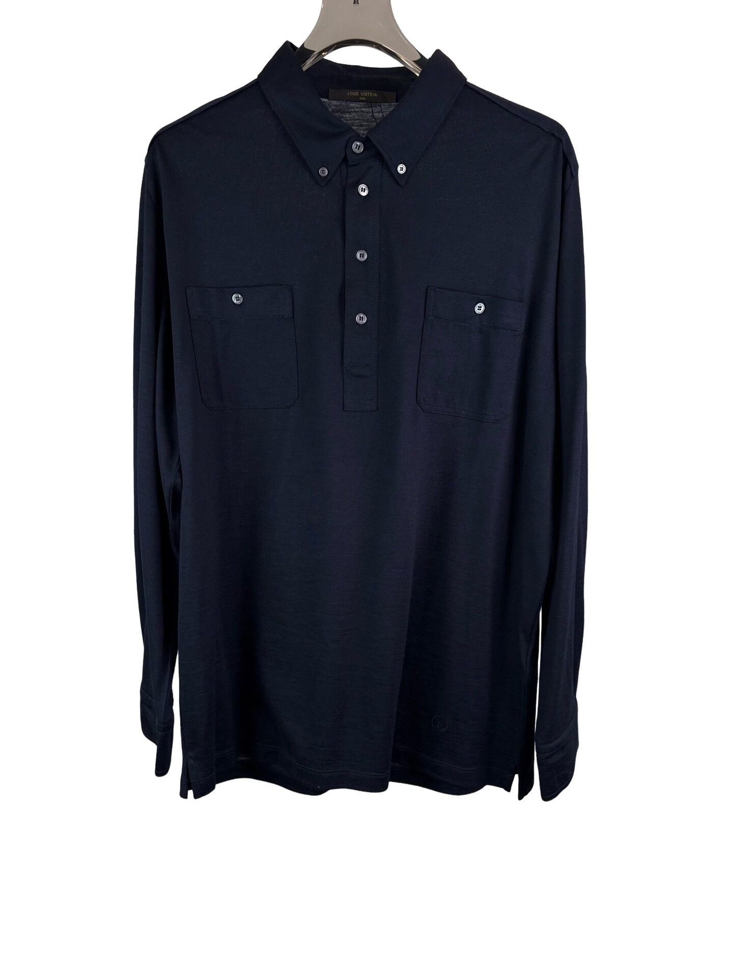 Louis Vuitton Louis Vuitton Pocket Long Sleeve Polo XXL Size US XXL / EU 58 / 5 - 1 Thumbnail