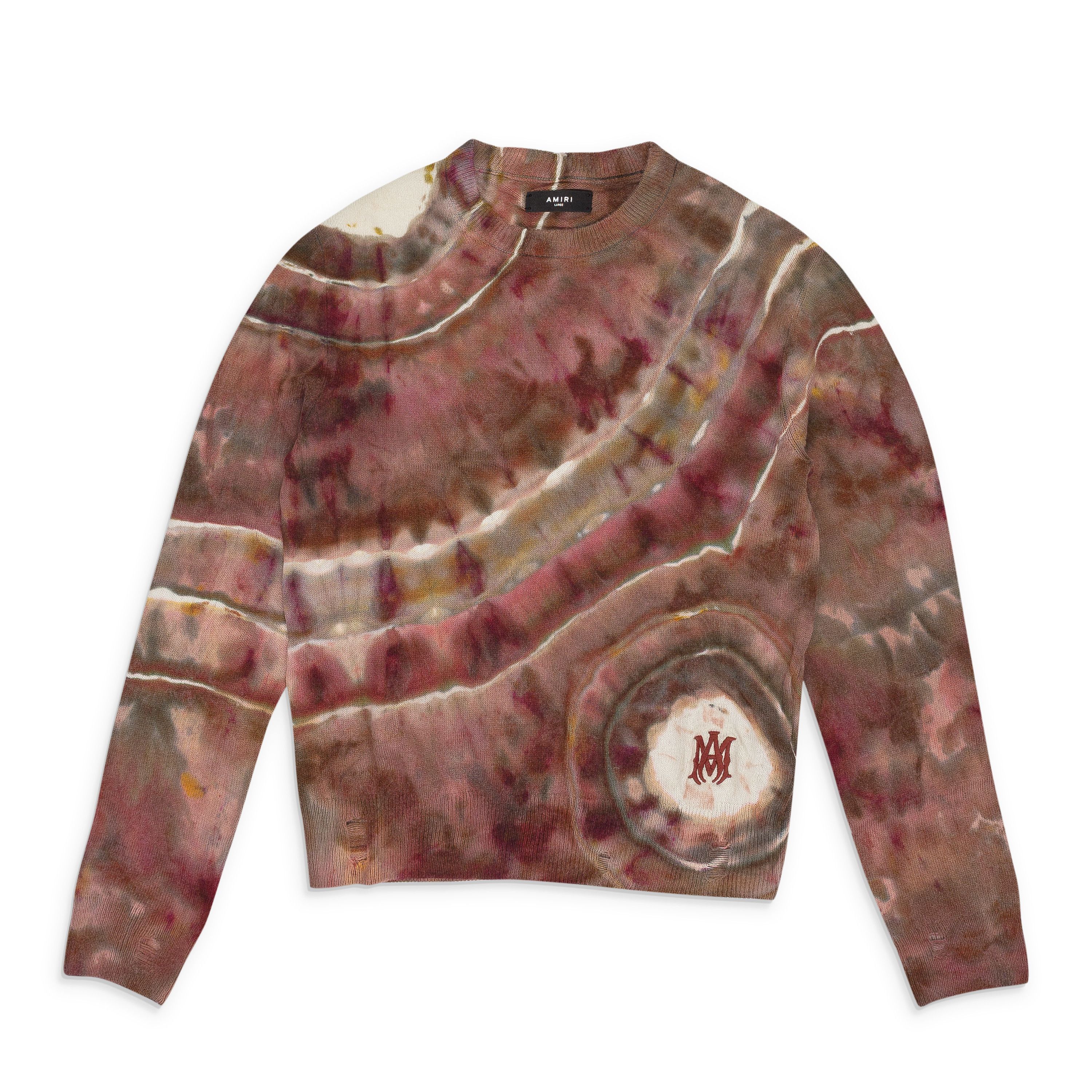 Amiri Amiri Clay Ma Tie Dye Cashmere Crewneck Sweatshirt SIZE M Size US M / EU 48-50 / 2 - 1 Thumbnail