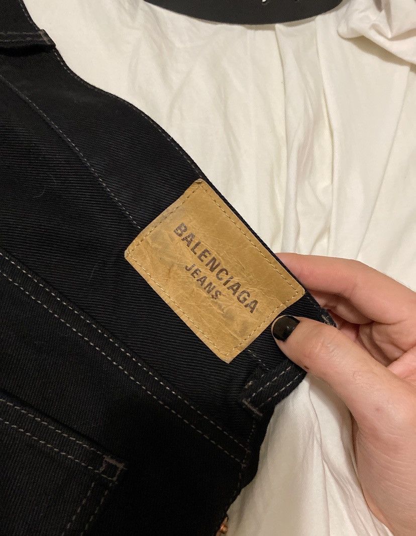 Balenciaga Balenciaga black large baggy jean Size US 41 - 4 Thumbnail