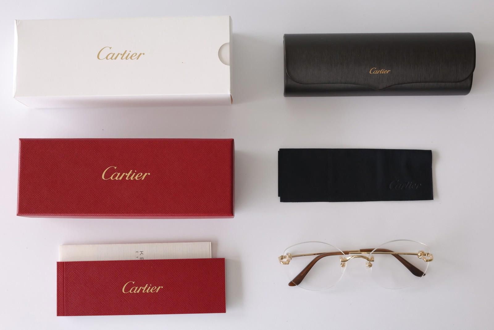 Cartier New Cartier eyewear optical eyeglasses CT0376O 001 gold Size ONE SIZE - 2 Thumbnail
