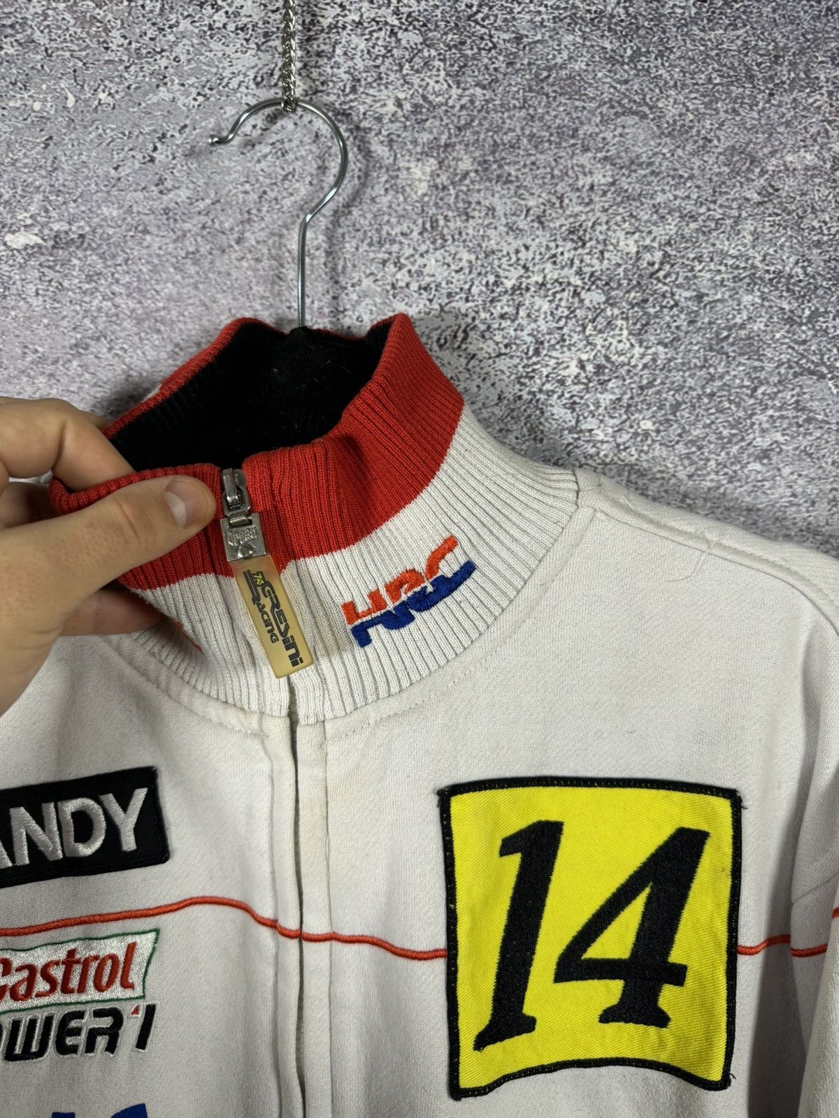 Formula 1 × Honda × Vintage Honda Gresini Racing Patches Zip Hooded F-1 Team Playboy L Size US L / EU 52-54 / 3 - 9 Thumbnail