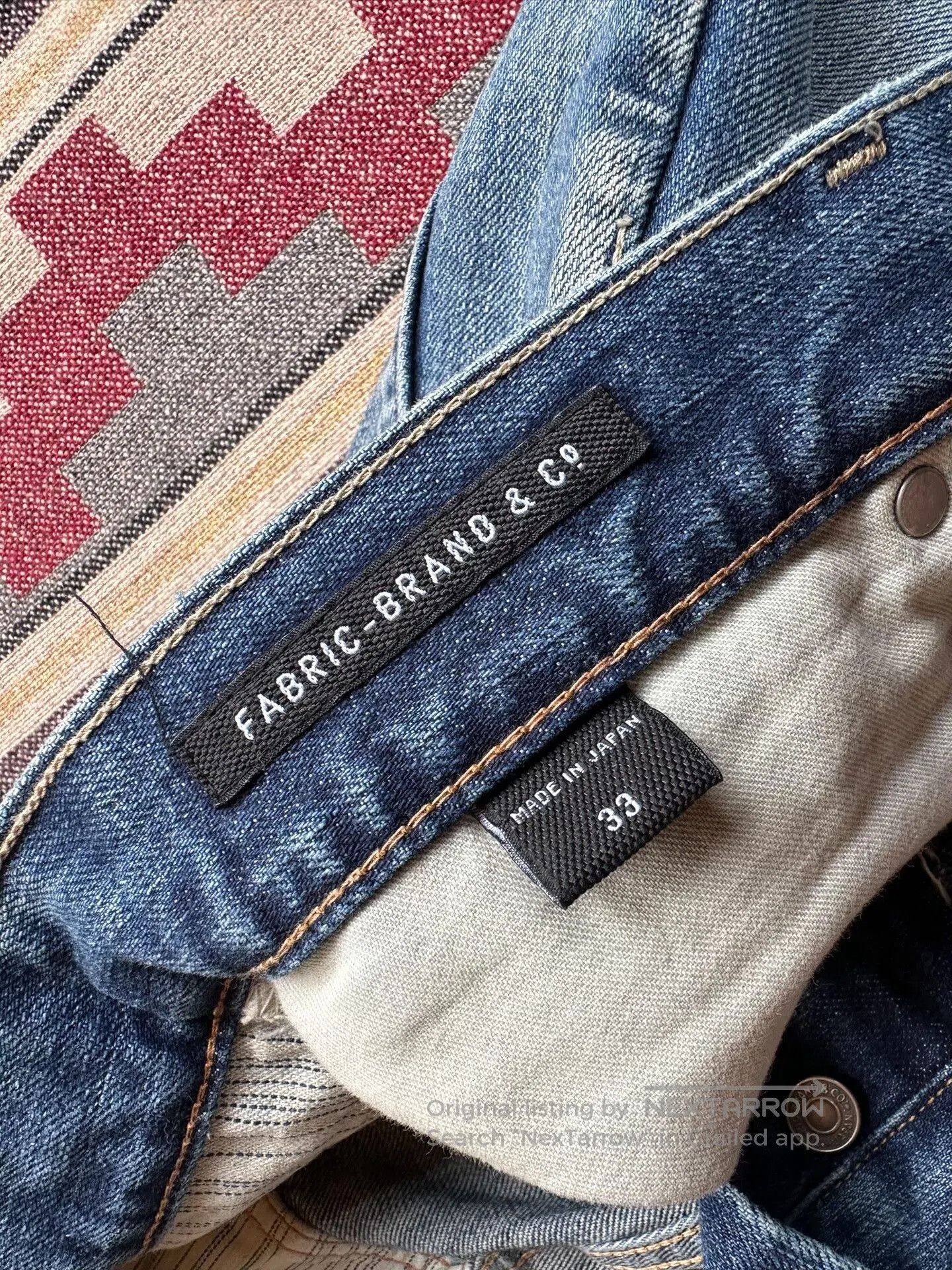 Vanquish fabric brand selvage denim pants. Size US 33 - 8 Thumbnail