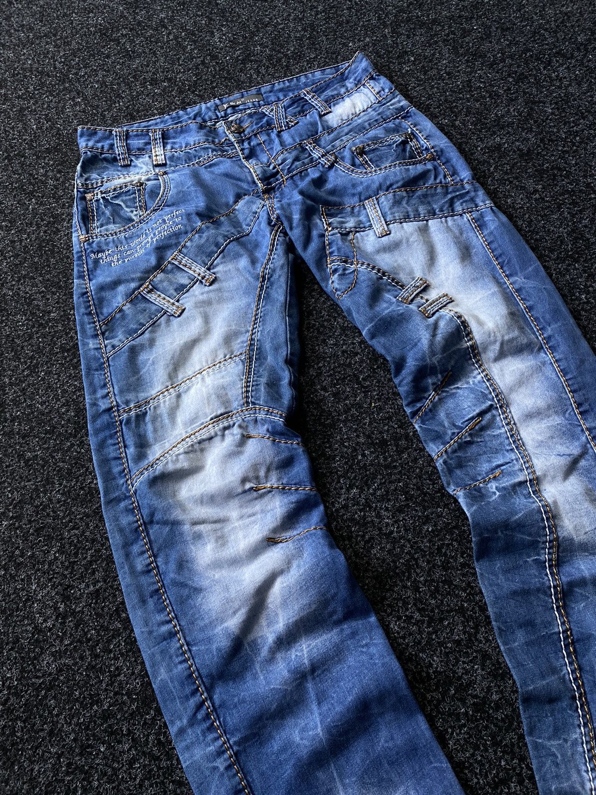 Japanese Brand × Rock Revival Y2K Kosmo Lupo Denim Jeans Blue Multipockets Rare Size 34 Size US 34 / EU 50 - 5 Thumbnail