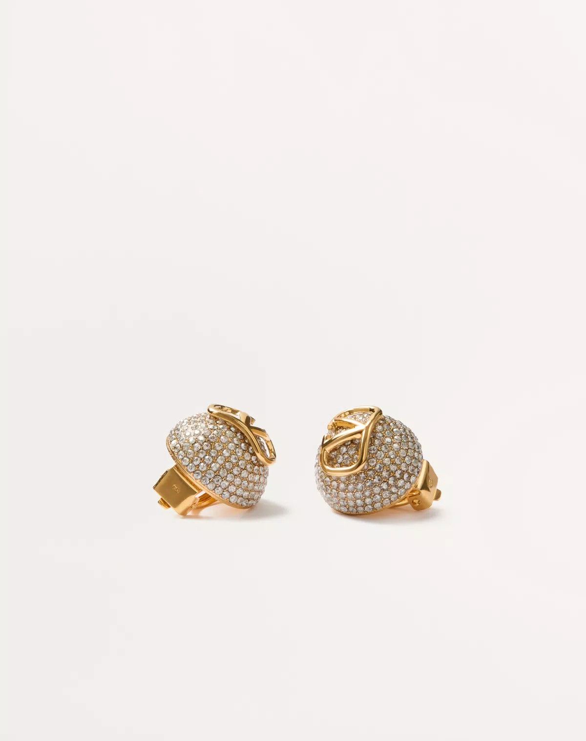 Valentino oc11z0725 Size:OS/Swarovski® Crystal Earrings in Silver/Gold Size ONE SIZE - 3 Thumbnail