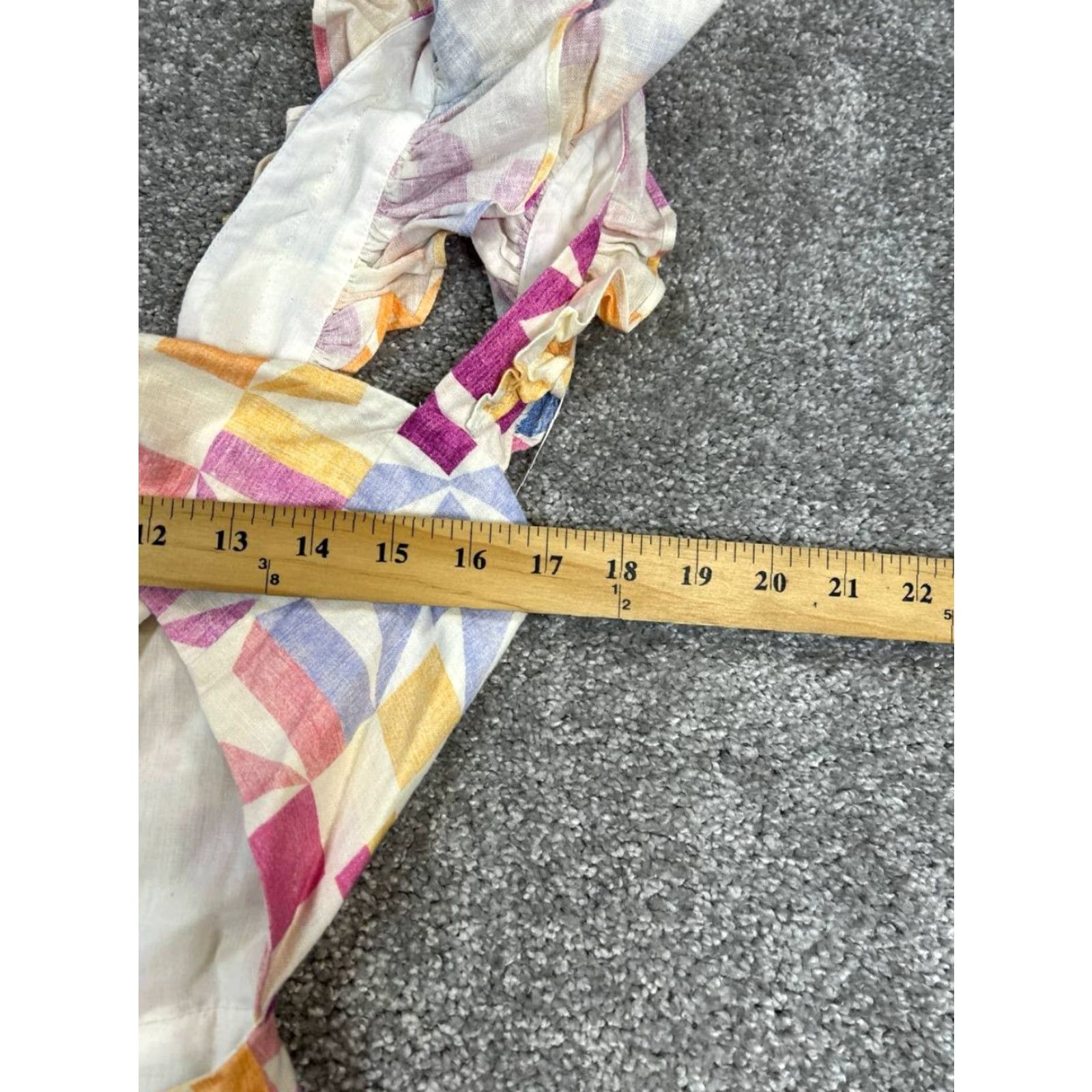 Vintage VINTAGE Yumi Kim Romper Women's Medium Floral Sleeveless Linen Blend Casual Spring Summer Womens Size 32" / US 10 / IT 46 - 6 Thumbnail