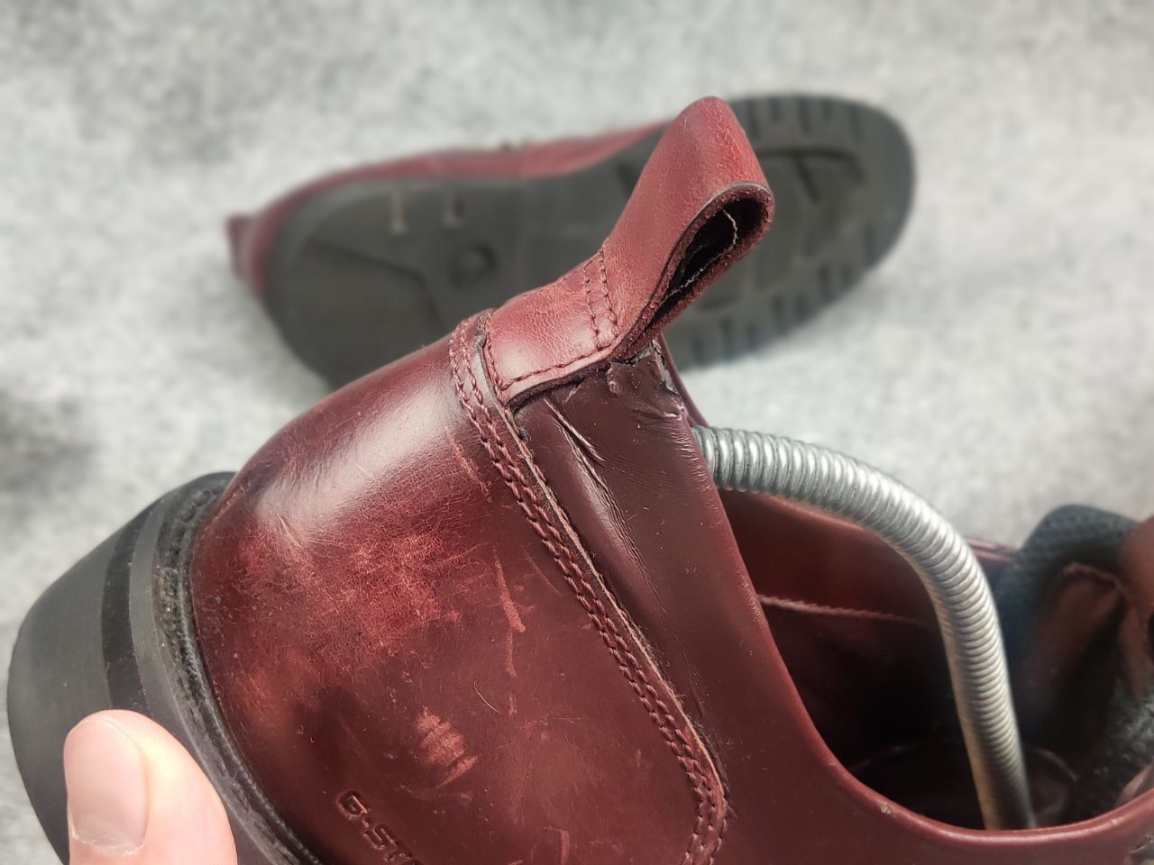 G-Star G Star Raw Dark Burgundy Leather Derby Shoes Avant Garde Size US 11 / EU 44 - 19 Thumbnail