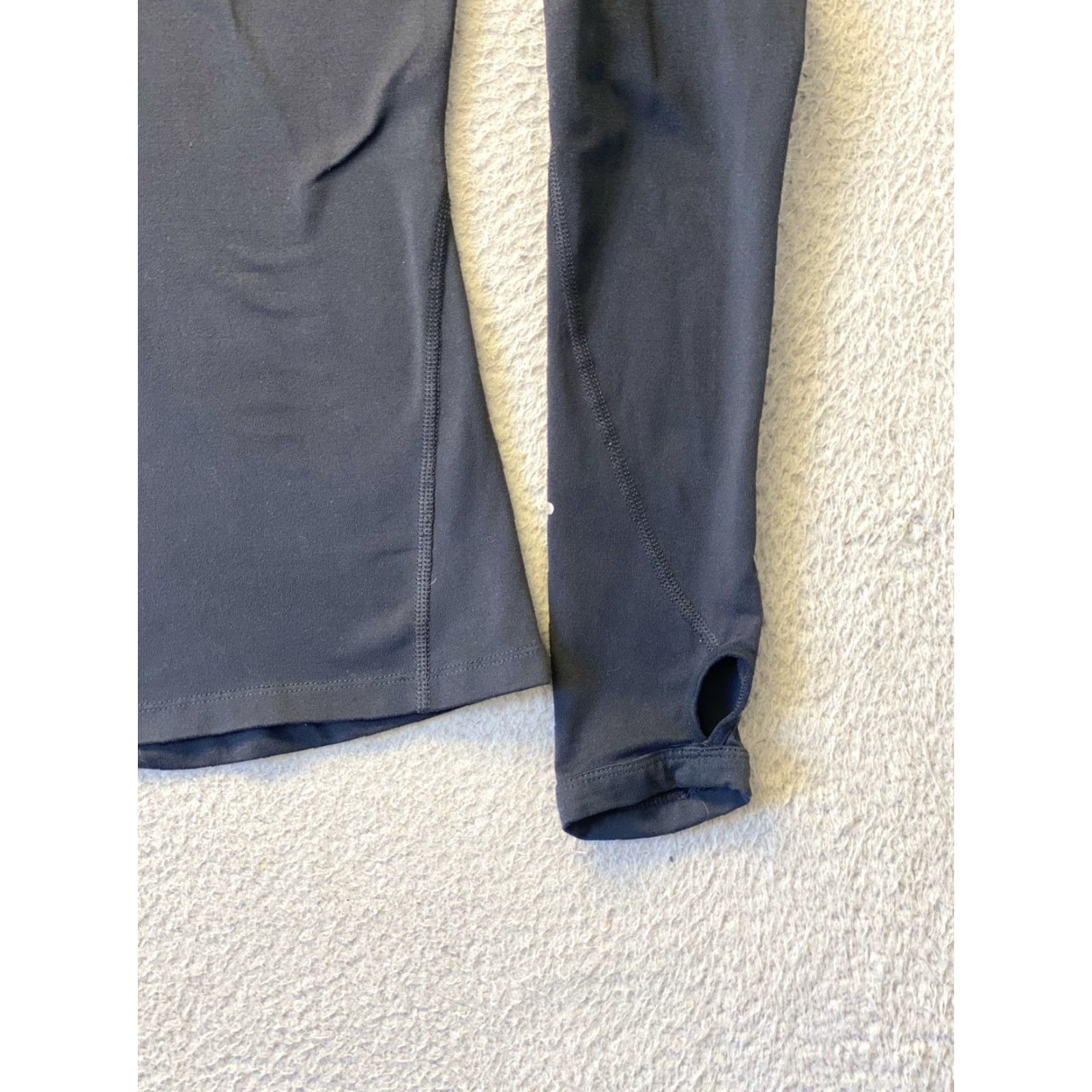 Nike Nike Dri-Fit Shirt Long Sleeve Women's Black Pullover / 101-37 XS Faded Black Long Sleeve Shirt Training Regular Brand Nike Women’s / 10137 Size XS / US 0-2 / IT 36-38 - 2 Thumbnail