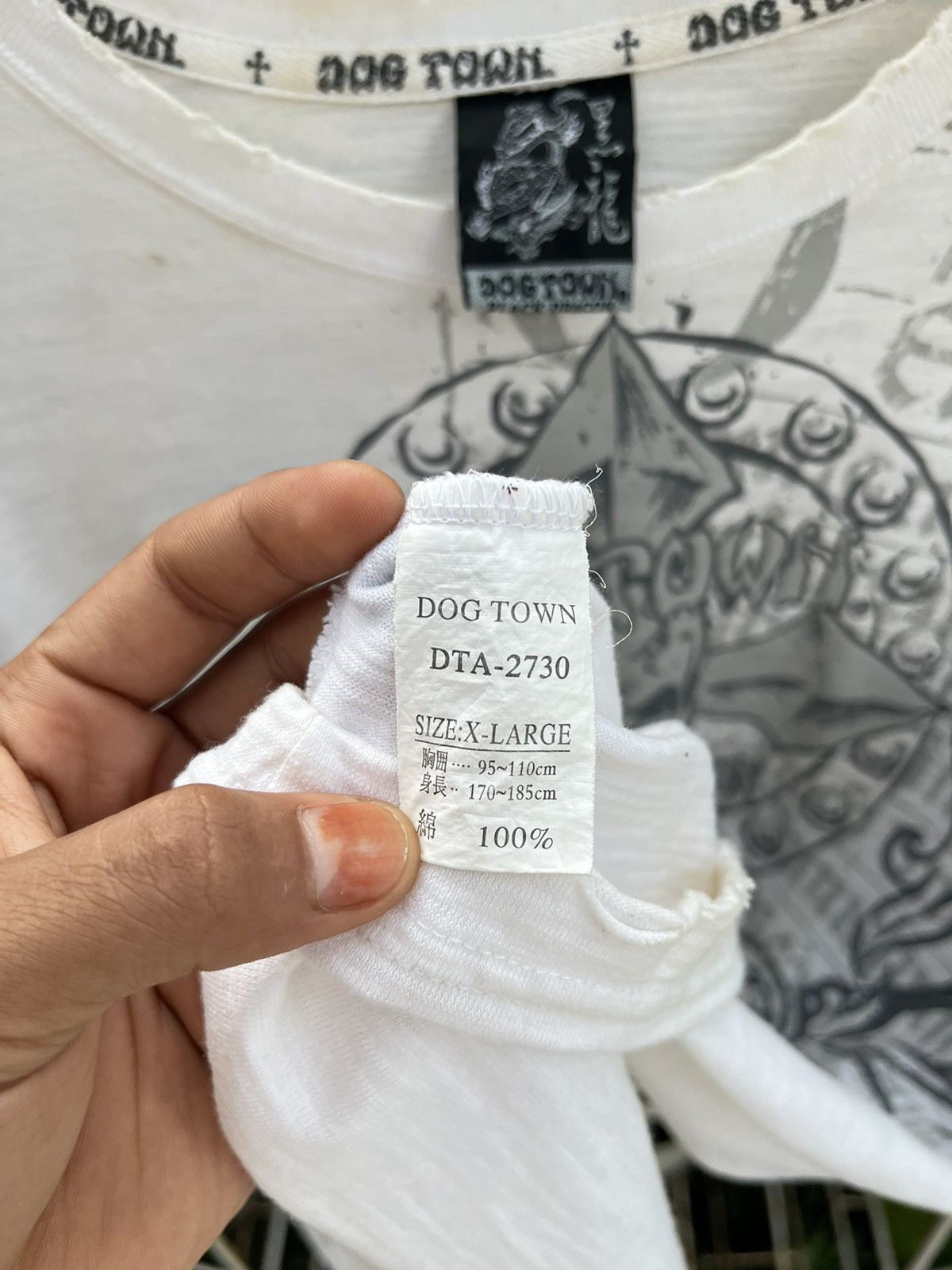 Y2K DOGTOWN BLACK DRAGON SUKAJAN TEE
