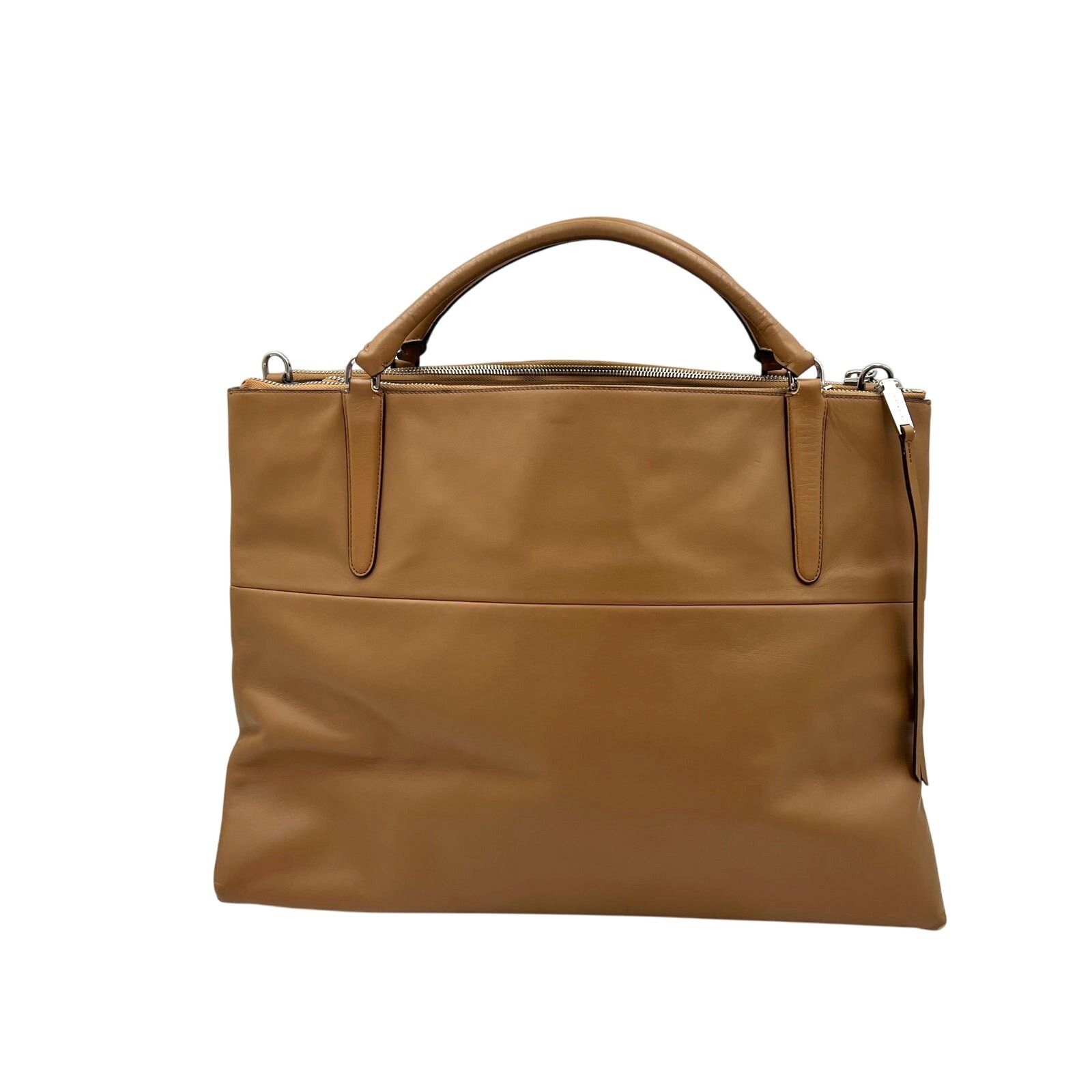 Coach Coach XL Borough Bag Camel Glove Tan Leather Handbag Purse Size ONE SIZE - 15 Thumbnail