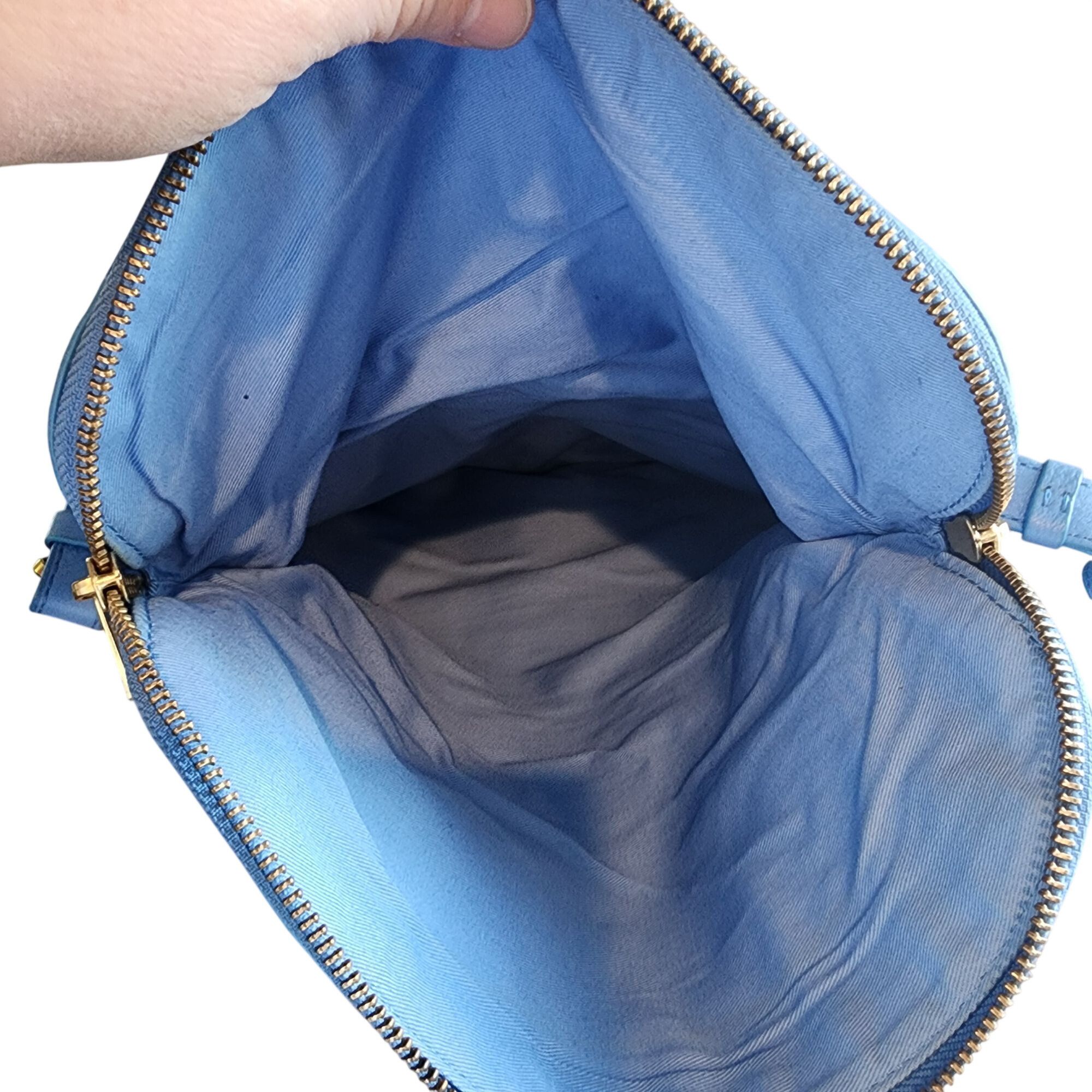 Fossil Fossil Preston Flap Crossbody Royal Blue Leather lots of poc Size ONE SIZE - 8 Thumbnail