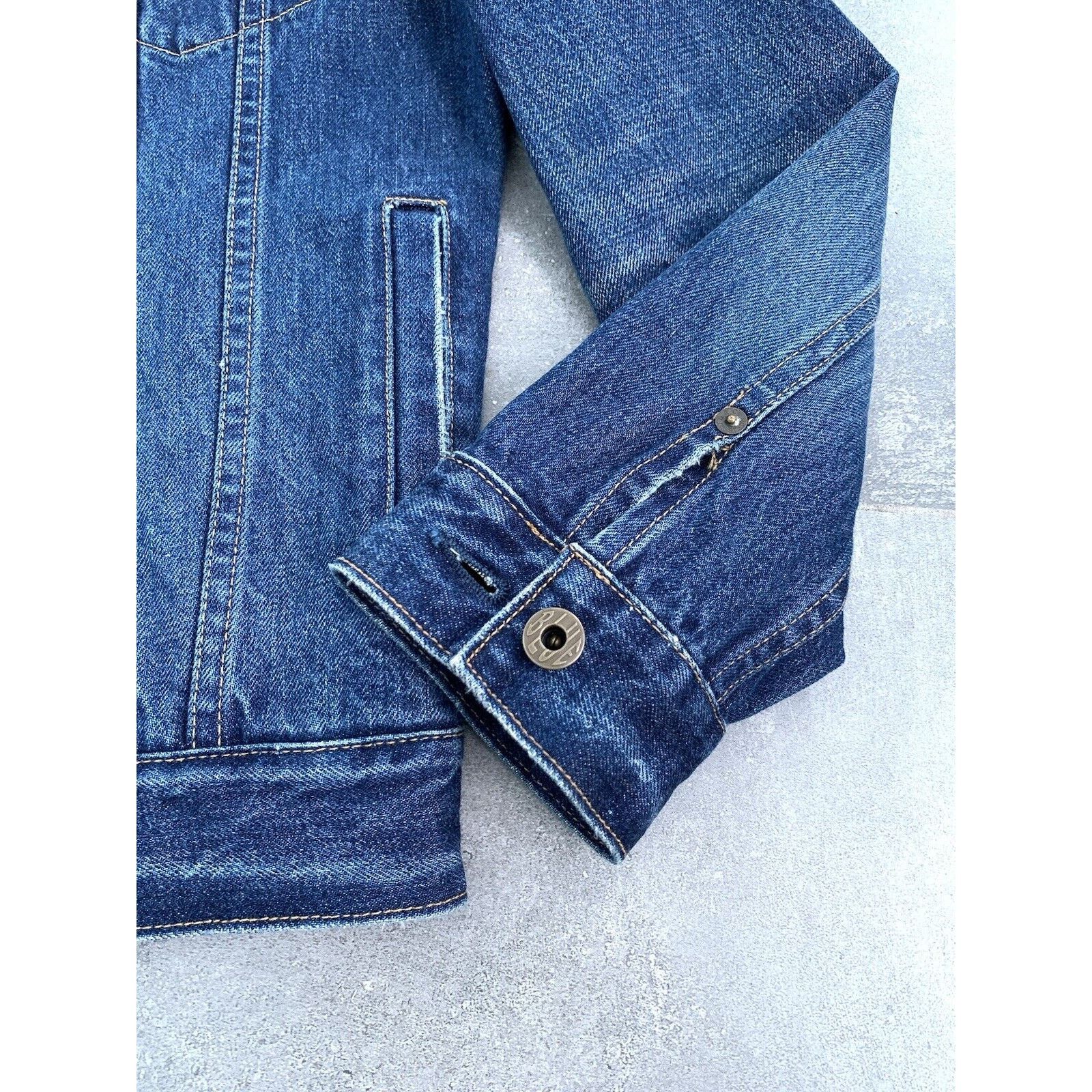 Japan Blue × Japanese Brand Men's JAPAN BLUE JEANS Denim Trucker Jacket Bomber Coat S-M Size US M / EU 48-50 / 2 - 21 Thumbnail