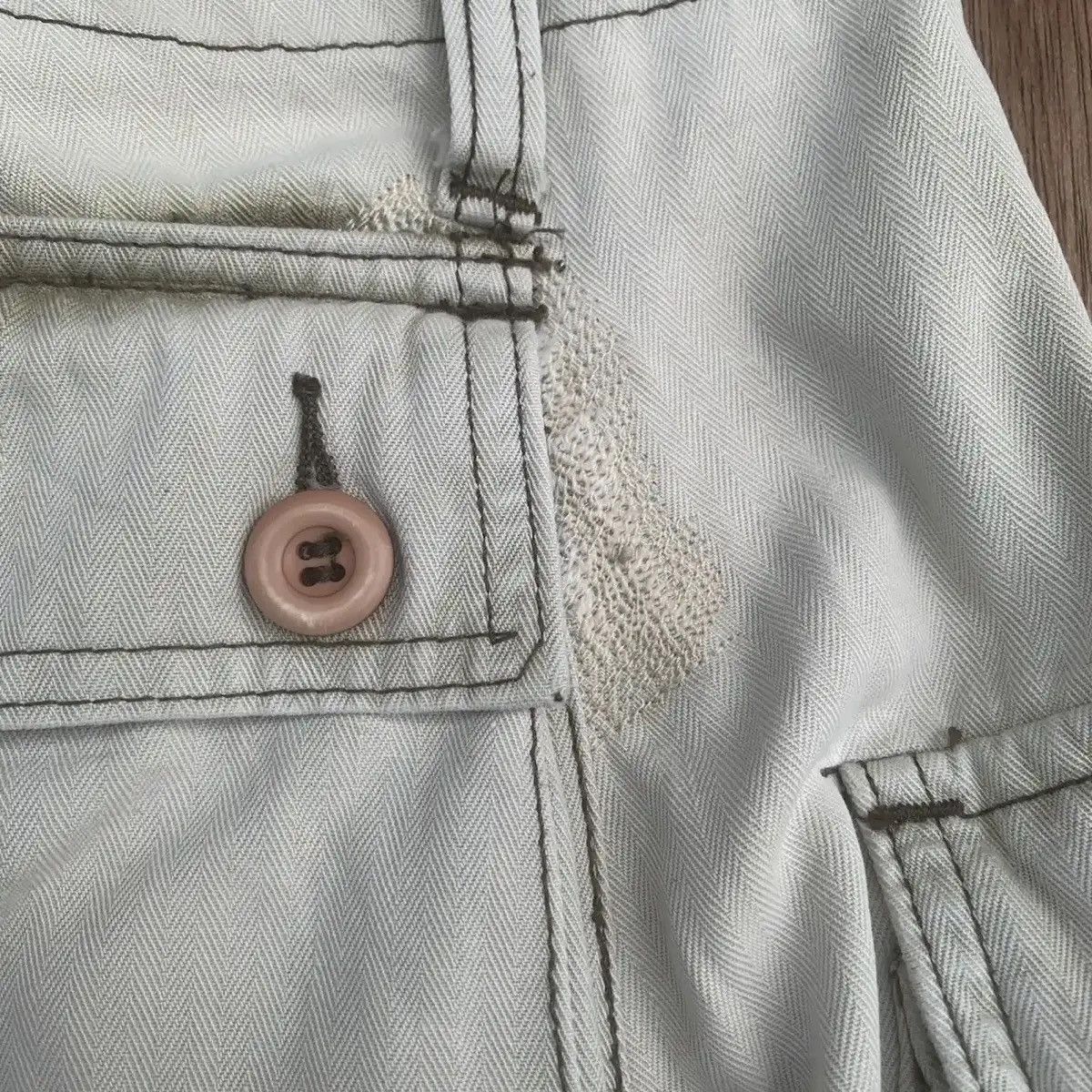 Japanese Brand SUN FADED‼️VINTAGE ARMY TROUSERS HBT MONKEY CARGO PANTS RARE Size US 28 / EU 44 - 20 Thumbnail