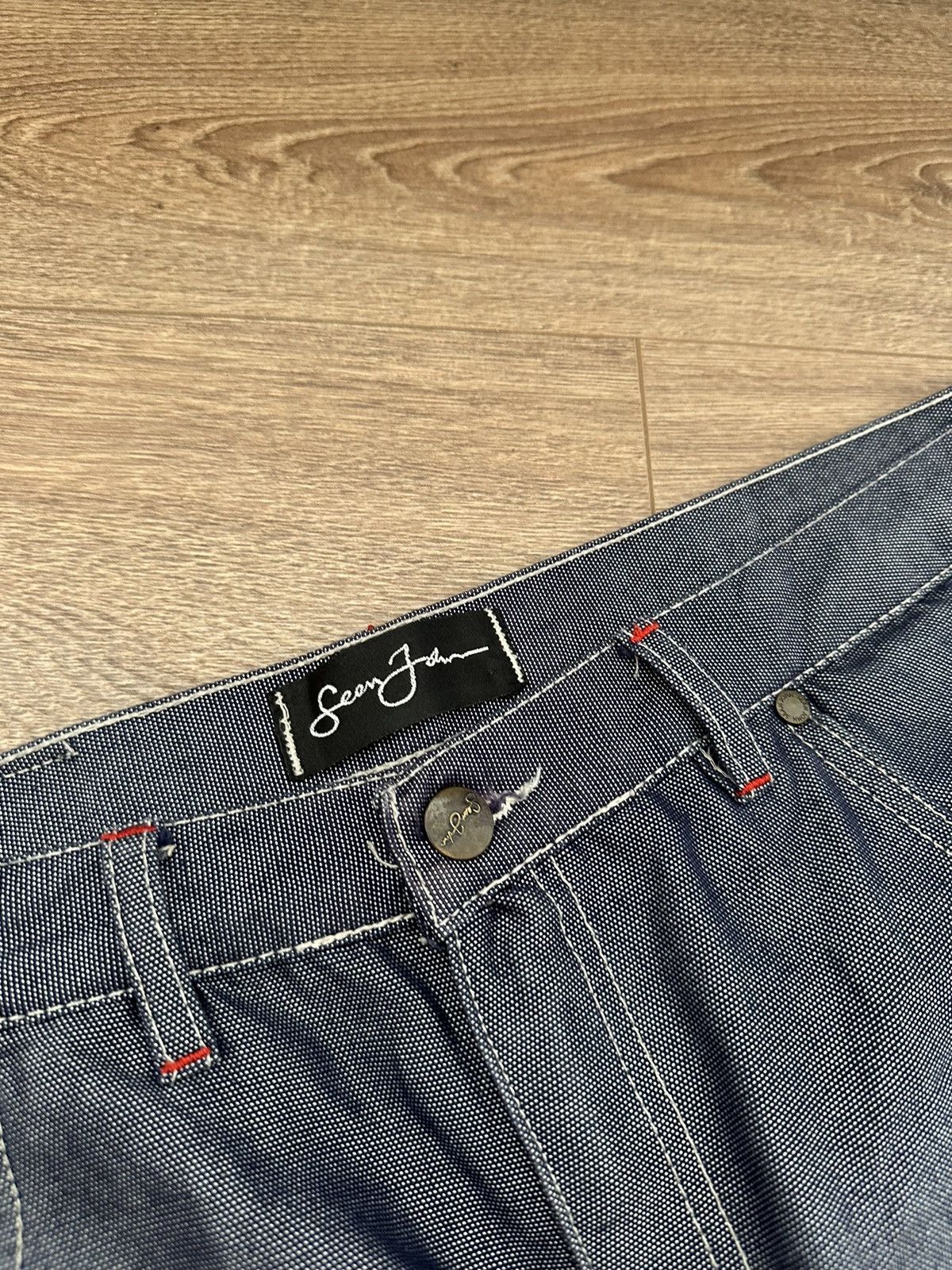 Sean John 🔥VINTAGE SEAN JOHN BAGGY Y2K JEANS🔥 Size US 34 / EU 50 - 12 Thumbnail
