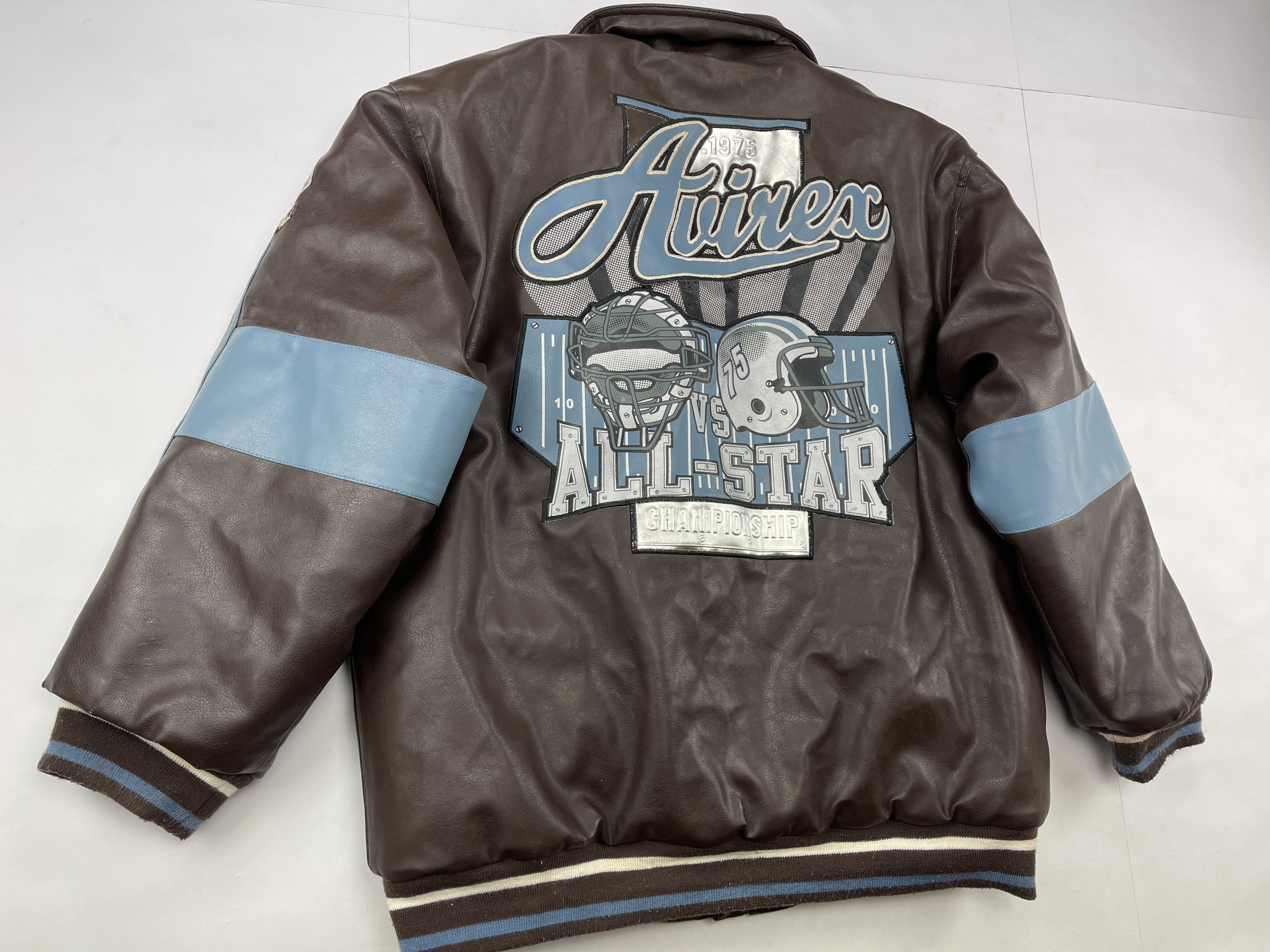 Avirex AVIREX faux leather jacket, vintage, 90s hip hop 1990s M Size US M / EU 48-50 / 2 - 3 Thumbnail