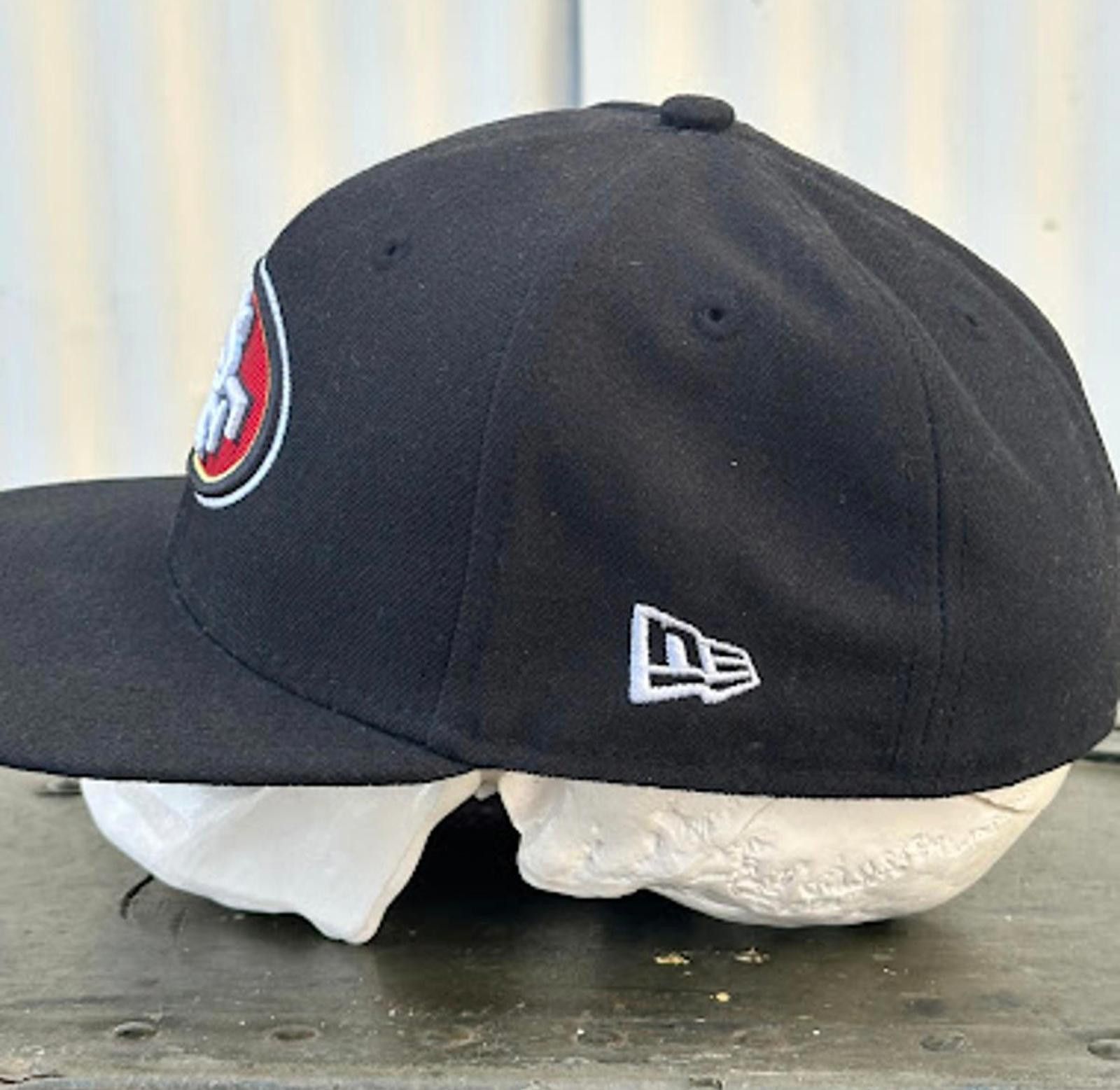 New Era SF 49ers New Era 59FIFTY Fitted 6 3/4 Black Size ONE SIZE - 3 Thumbnail