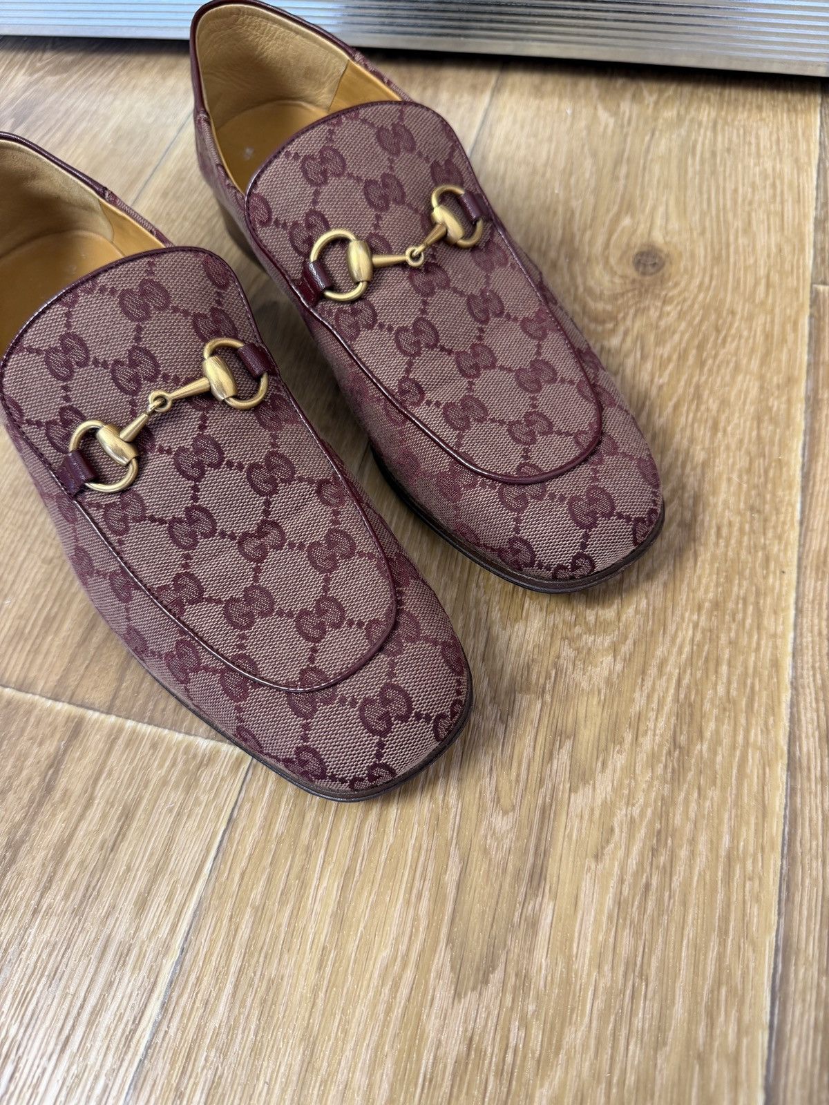 Gucci Gucci Monogram Horsebit Loafer Size US 8 / EU 41 - 3 Thumbnail