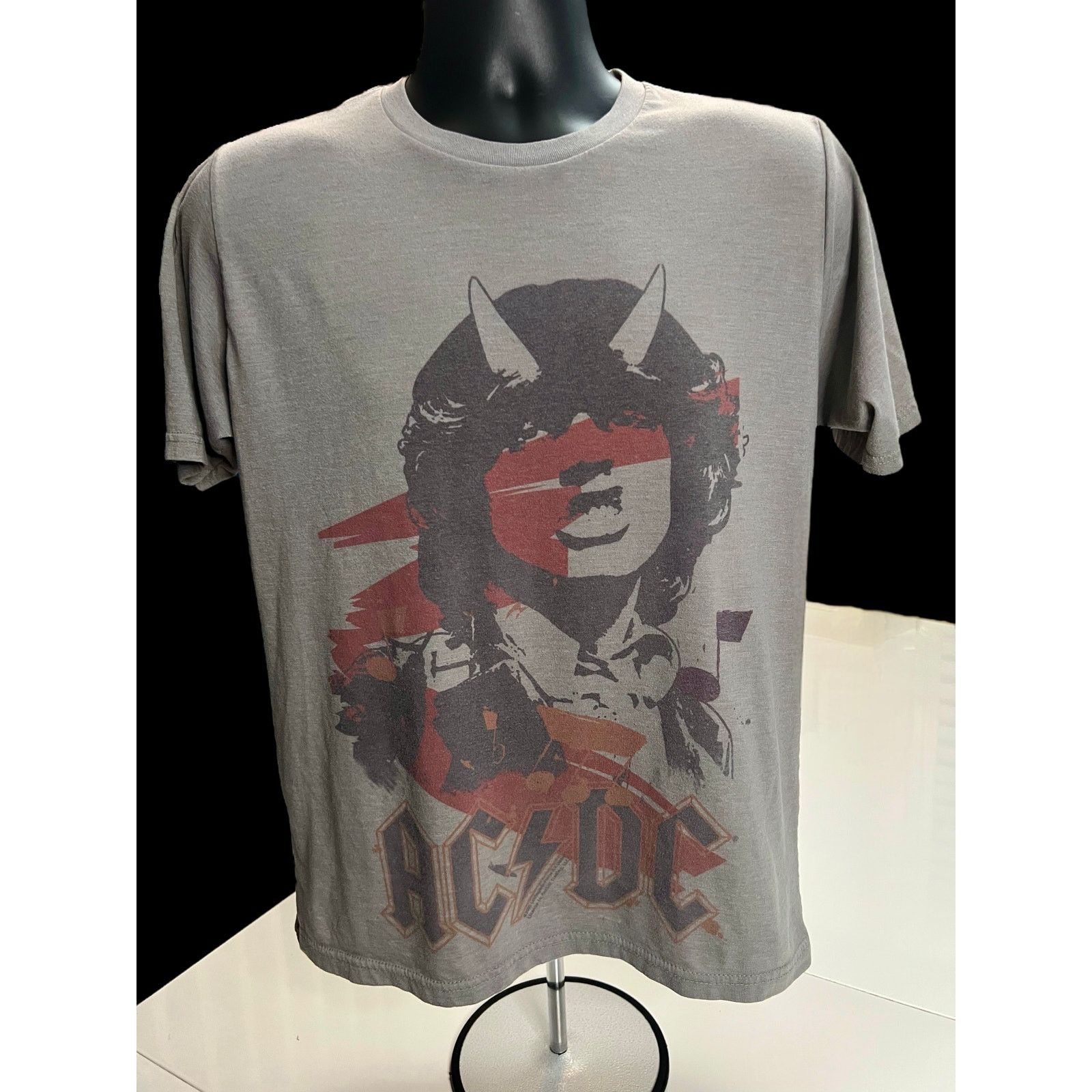 Other AC/DC Horns Graphic T-Shirt Highway to Hell Gray Band Tee Size US M / EU 48-50 / 2 - 1 Thumbnail