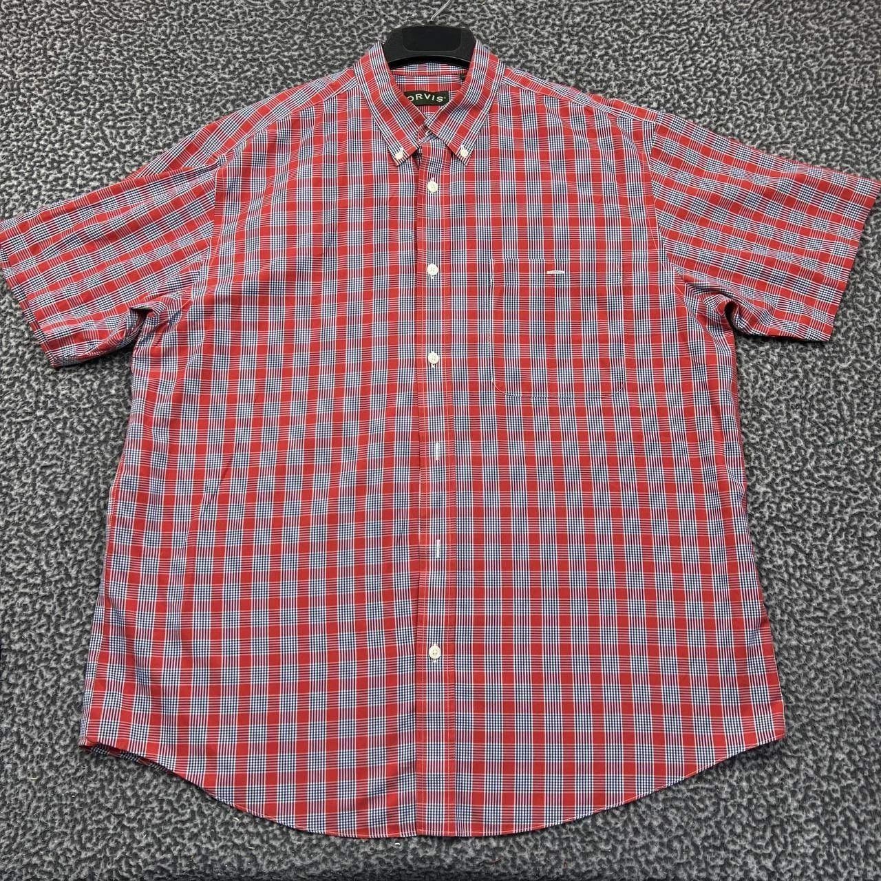 Orvis Orvis Button Down Shirt Men Plaid Collared Cotton XL Size US XL / EU 56 / 4 - 1 Thumbnail