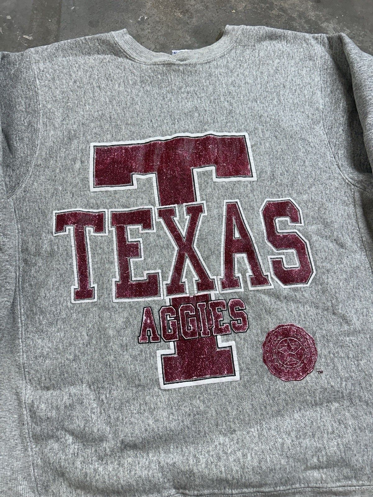 Hanes Vintage 90’s Texas Aggies Uni Reverse Weave Sweatshirt Size US XL / EU 56 / 4 - 2 Thumbnail