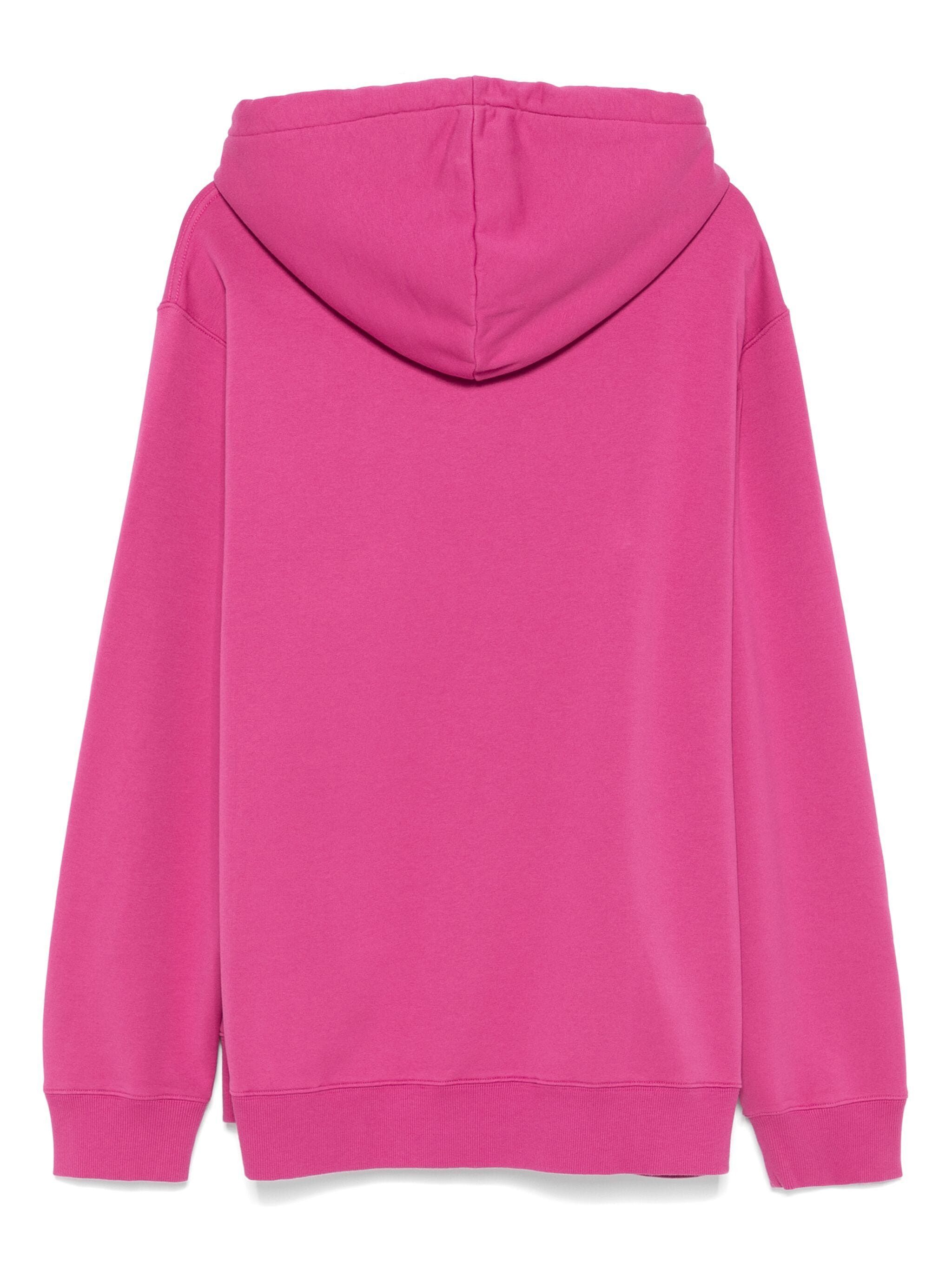 Lanvin o1s22i1n1024 Embroidered Logo Hoodie in Fuchsia Size US S / EU 44-46 / 1 - 2 Thumbnail