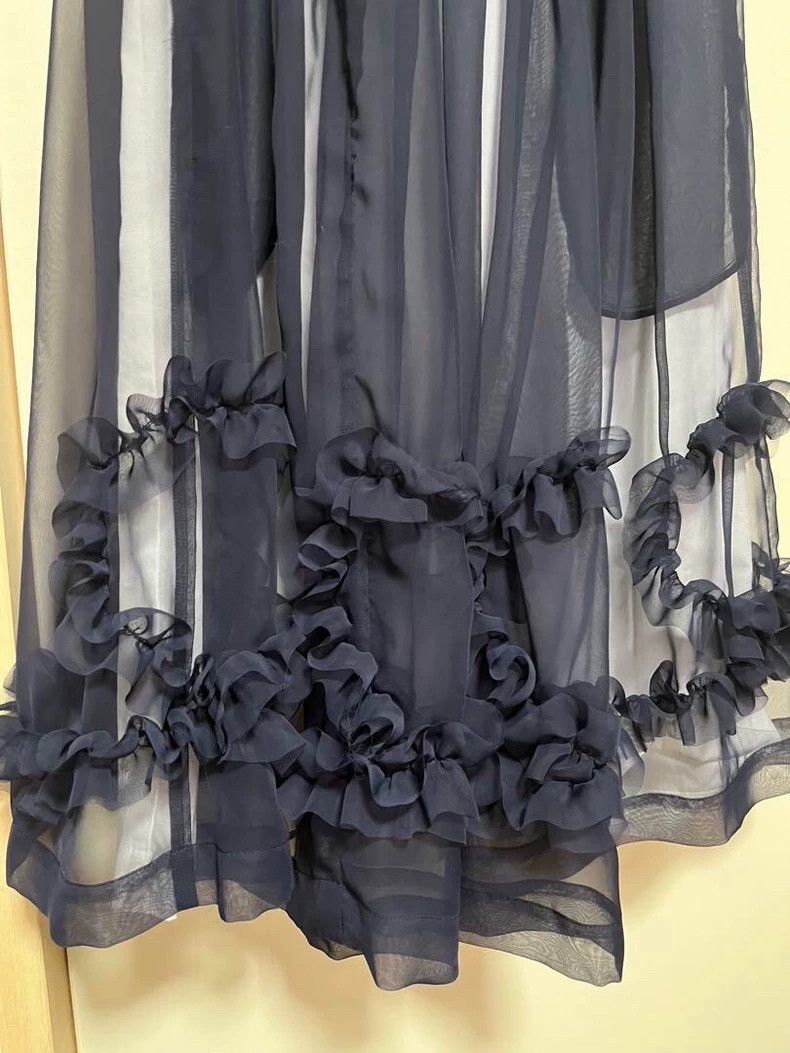 Other Comme des Garcons Blue tulle dress long skirt Size S / US 4 / IT 40 - 5 Thumbnail