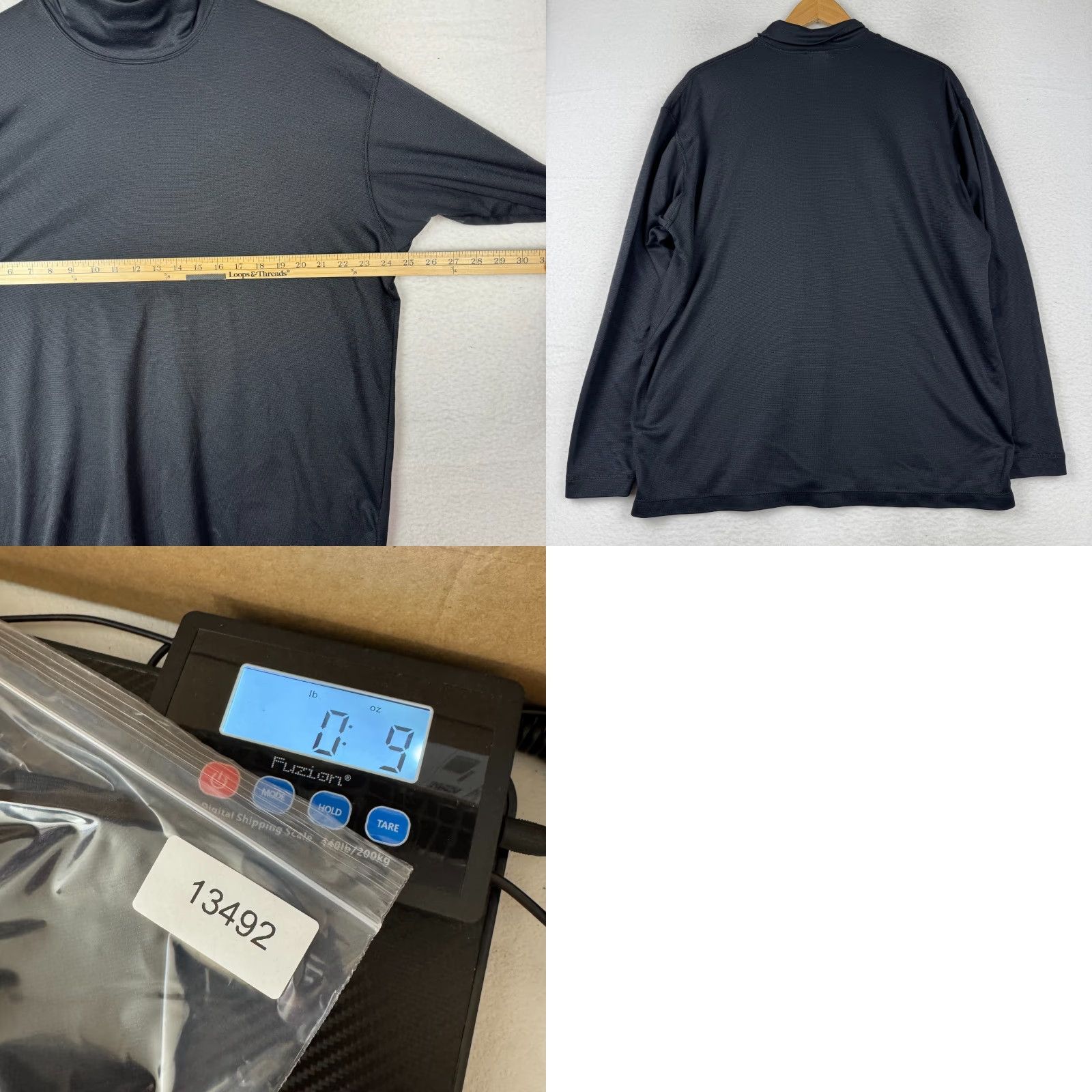Patagonia VINTAGE Patagonia Capilene XL Black Long Sleeve Turtle Neck Shirt Pullover Made in USA Men XL Black T-Shirt Activewear Hiking USA 90s Size US XL / EU 56 / 4 - 8 Thumbnail