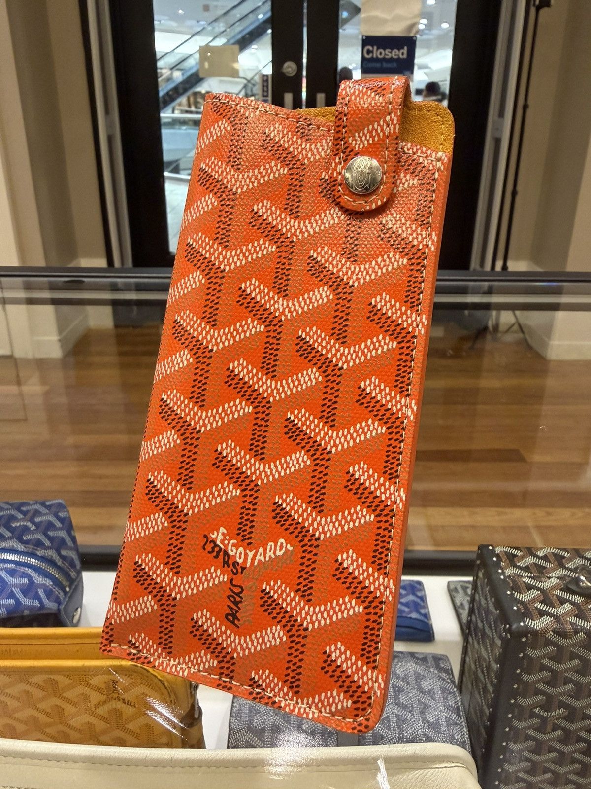 Goyard Goyard Glasses Case - Orange Size ONE SIZE - 1 Thumbnail