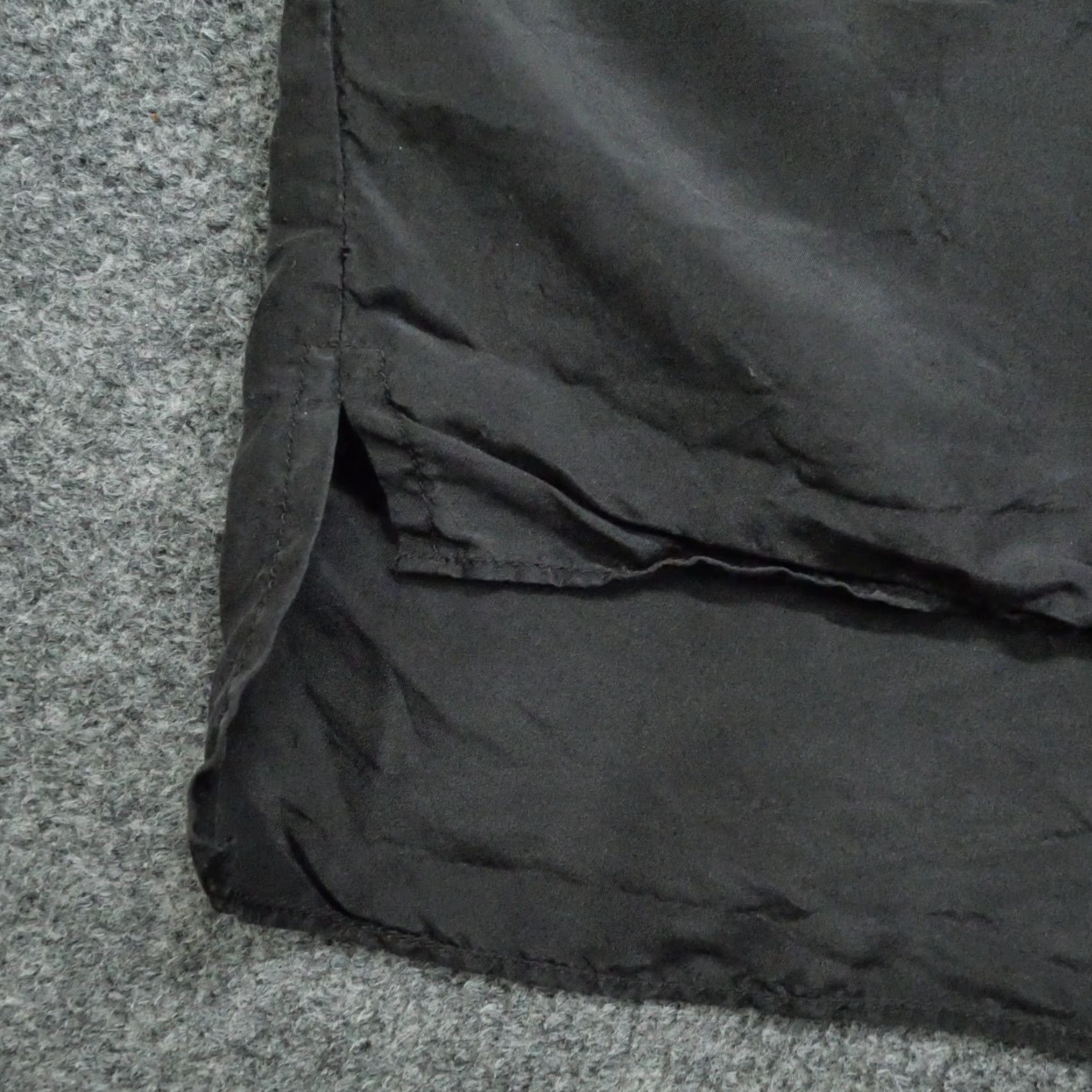 Vintage VINTAGE Son Of John Dress Womens 0 Black Silk Oversized Pocket Shirt Loose USA Made NYC Size XS / US 0-2 / IT 36-38 - 4 Thumbnail