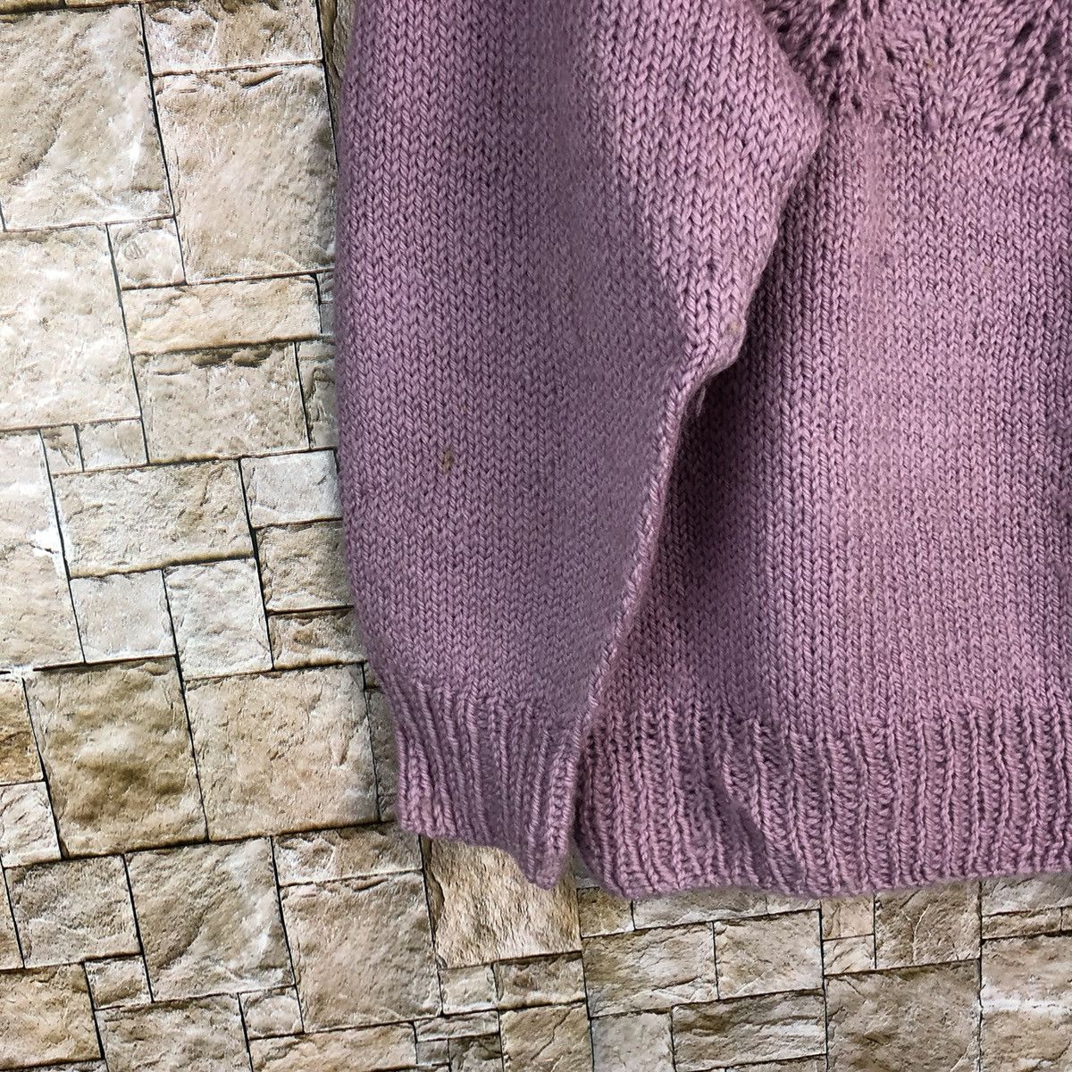Homespun Knitwear × Japanese Brand Japanese Brand Purple Knitwear crochet #A790 Size S / US 4 / IT 40 - 7 Thumbnail