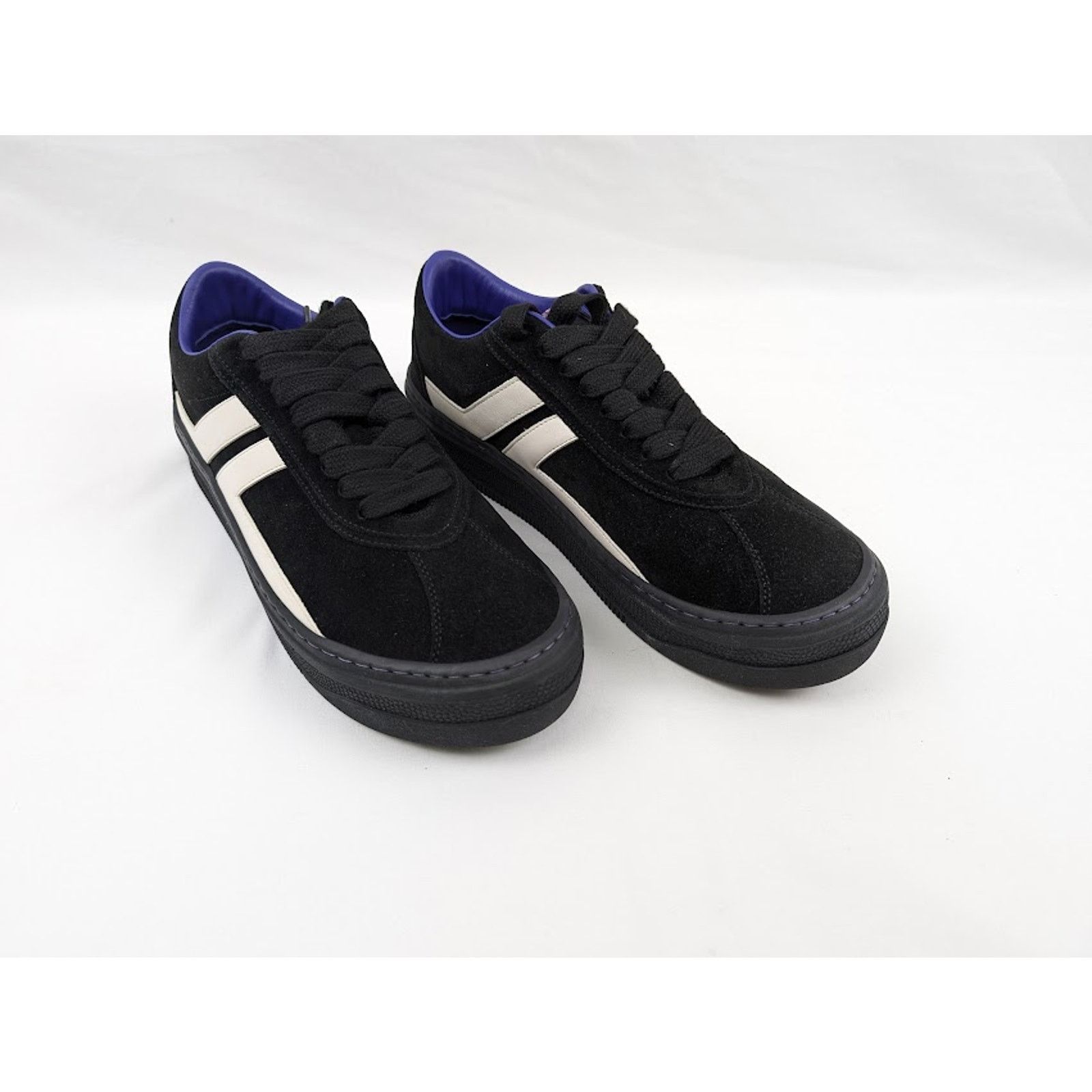 Lanvin o1rshd1 High Sole Low-Top Sneakers in Black/Off White Size US 8 / EU 41 - 4 Thumbnail