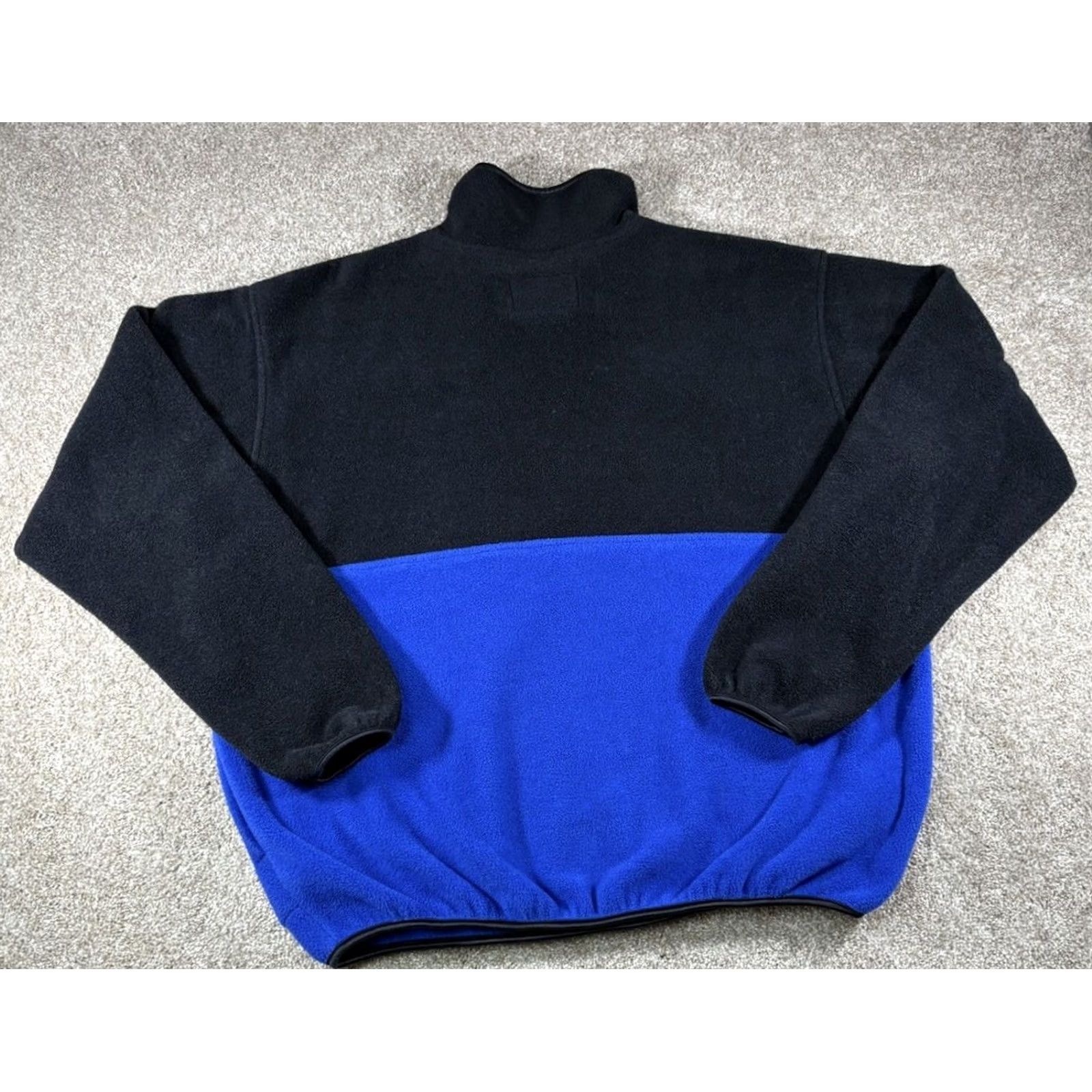 Vintage VINTAGE REI Fleece Quarter Zip Sweater Blue & Black Mens Large Hiking Outdoors Shirt Size US L / EU 52-54 / 3 - 3 Thumbnail