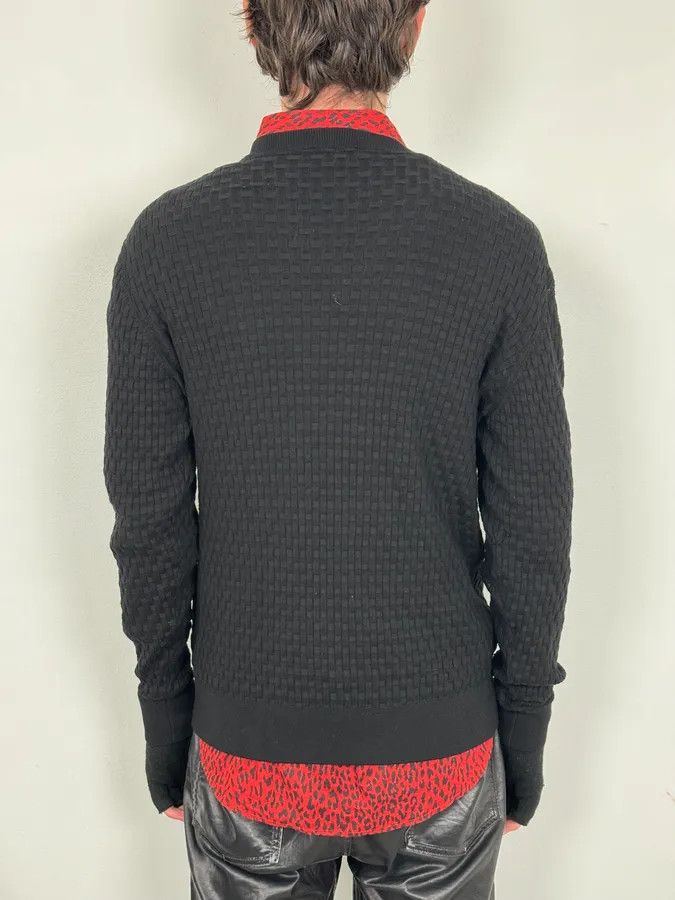 Emporio Armani 2000s Emporio Armani Black Woven Wool Sweater Size US S / EU 44-46 / 1 - 3 Thumbnail