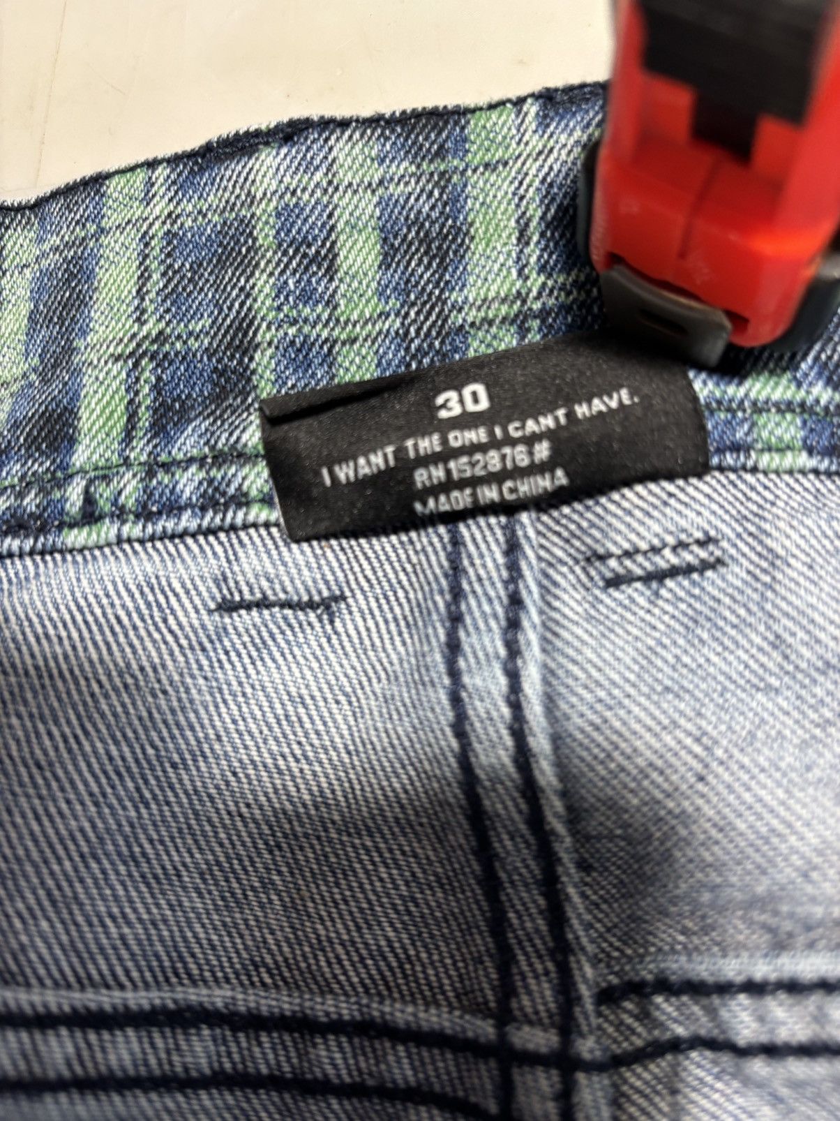 Pleasures Printed grid jeans Size US 30 / EU 46 - 4 Thumbnail