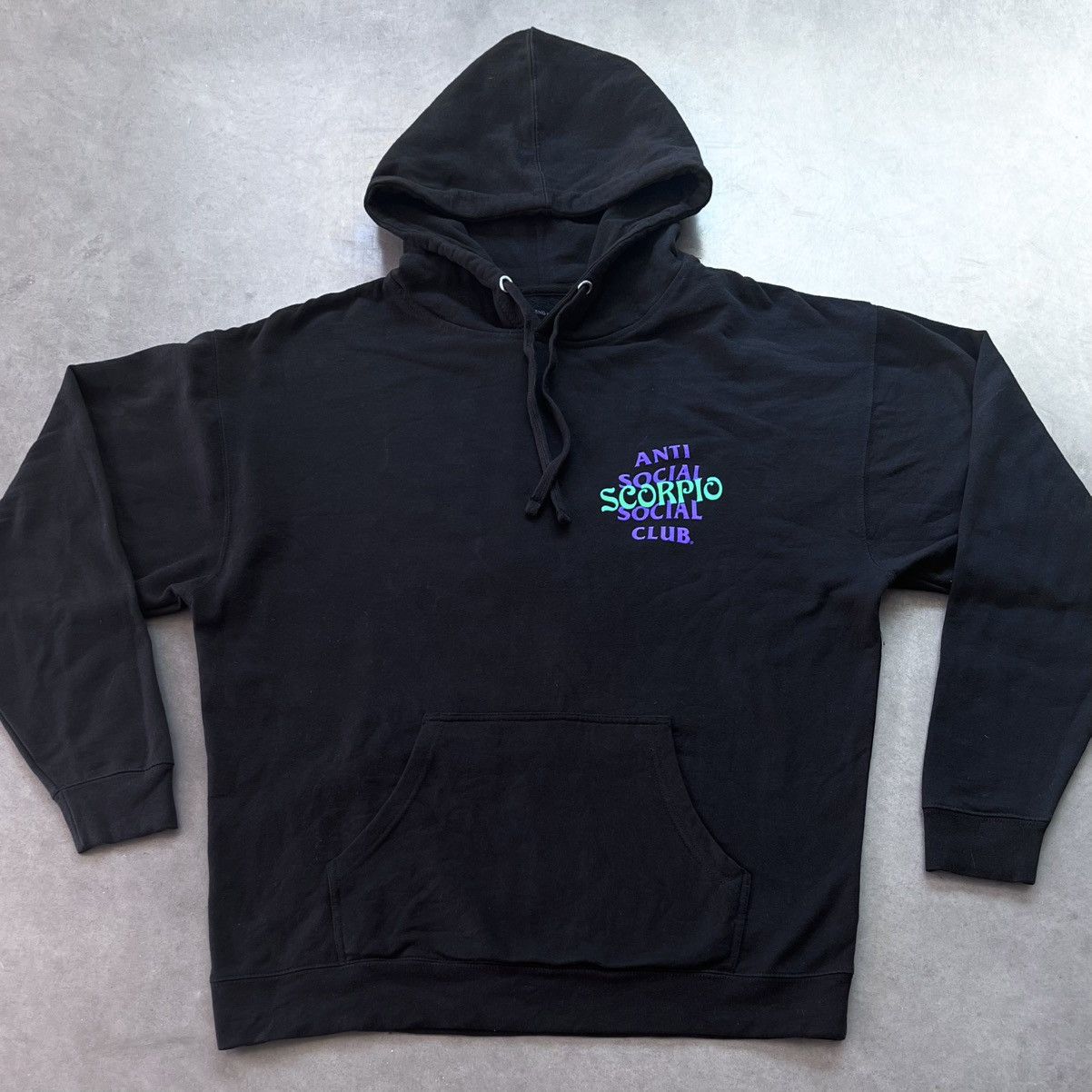 Anti Social Social Club 🖤 ASSC SCORPIO HOODIE - ASTROLOGY ZODIAC COLLECTION 2021 Size US XL / EU 56 / 4 - 10 Thumbnail
