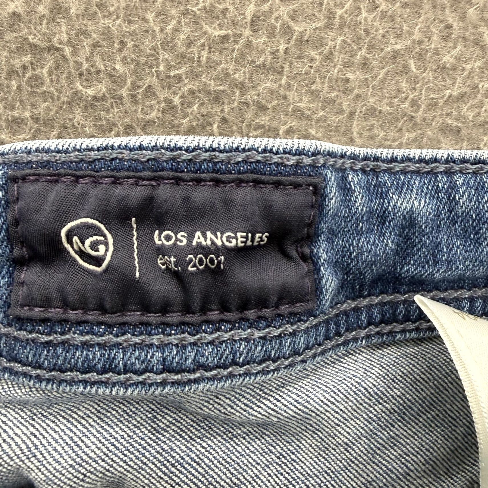 Vintage AG Adriano Goldschmied Everett Jeans Mens 29x34 Blue Slim Straight Size US 29 - 5 Thumbnail