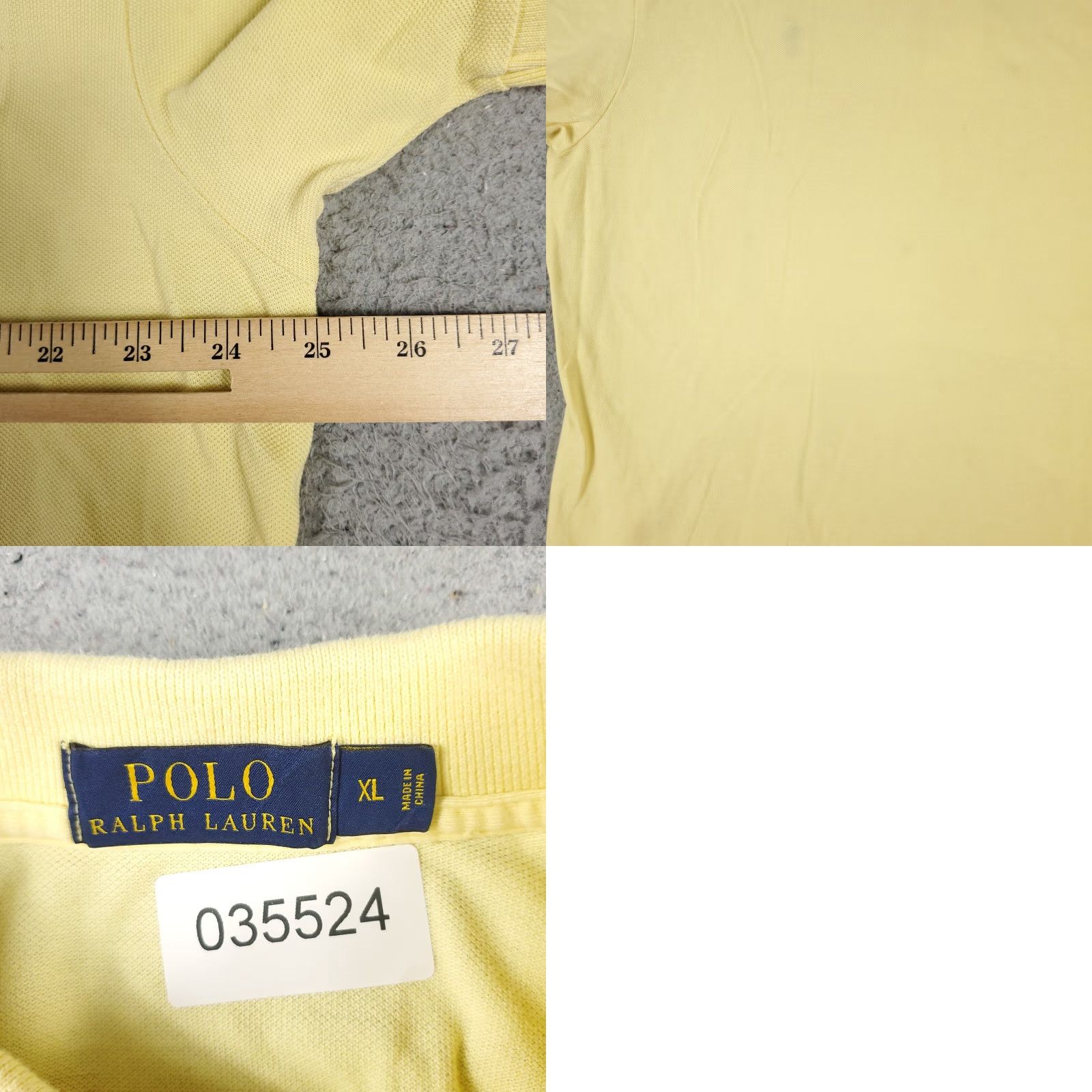 Ralph Lauren Ralph Lauren Polo Shirt Mens XL Yellow Casual Short Sleeve Preppy Sports Size US XL / EU 56 / 4 - 8 Thumbnail